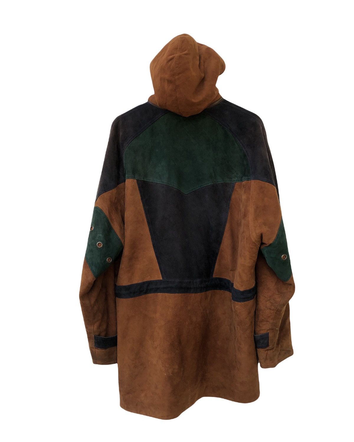 Ekam Japanese Brand Jild Removable Hoodie Suede Leather Jacket Size US XL / EU 56 / 4 - 3 Thumbnail