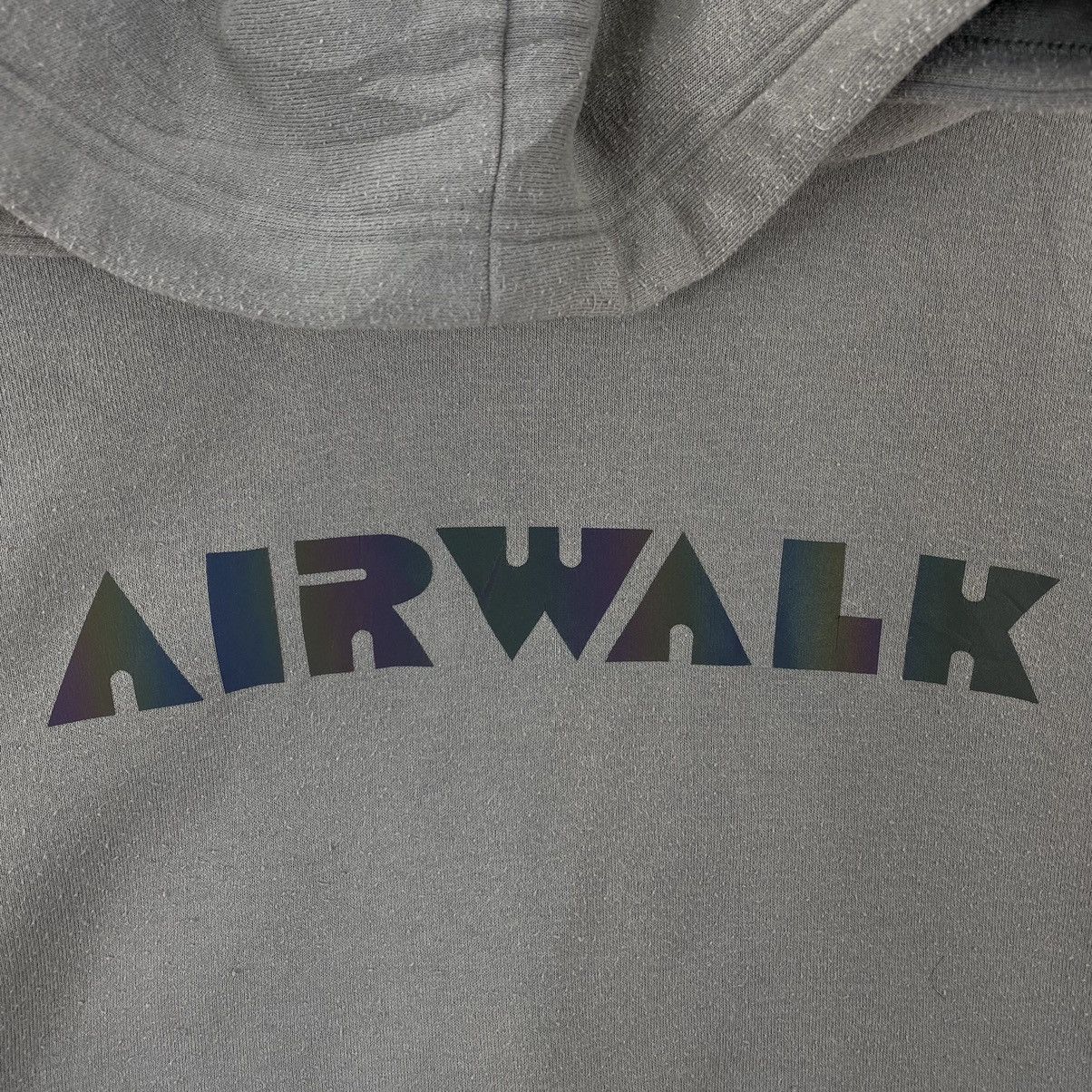 Airwalk Vintage AIRWALK Skateboard Japanese Brand Print Grey Hoodie Size US L / EU 52-54 / 3 - 3 Thumbnail