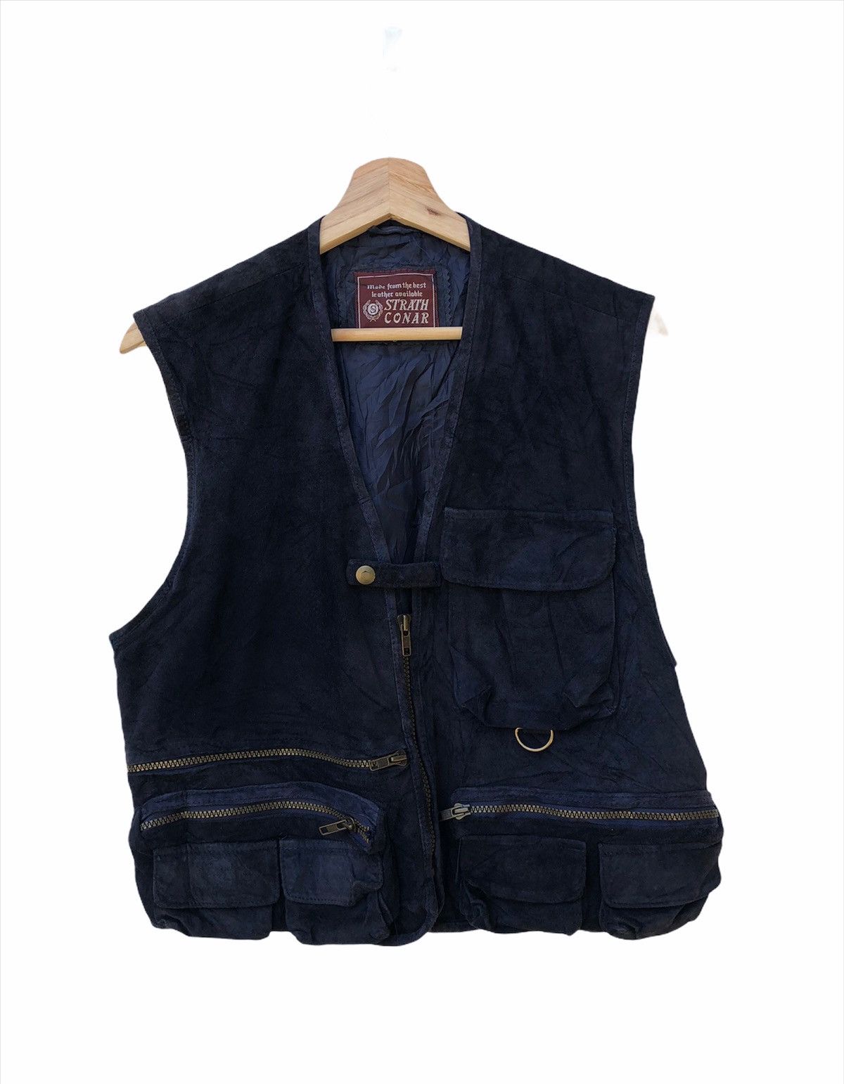 Japanese Brand Japanese Brand StrathConar Leather Suede Jacket Size US M / EU 48-50 / 2 - 1 Thumbnail