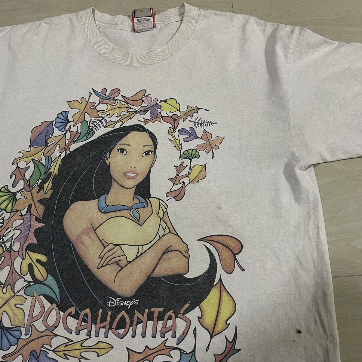 Disney × Vintage Vintage disney pocahontas 90s t shirt Size US XL / EU 56 / 4 - 5 Thumbnail