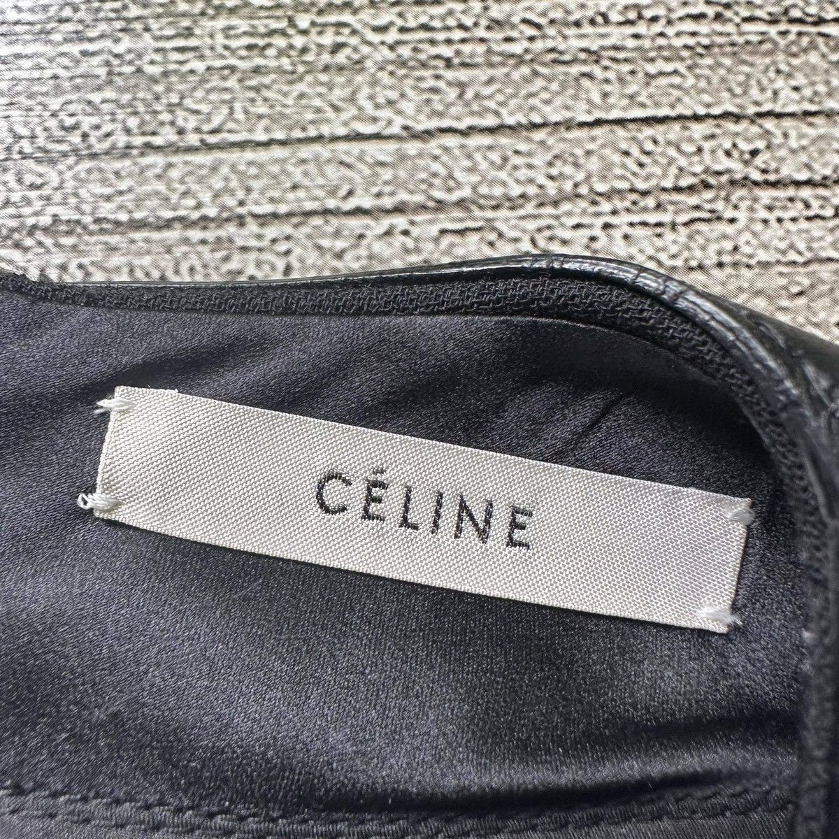 Celine NWT Celine phoebe pilo leather patch dress Size XS / US 0-2 / IT 36-38 - 4 Thumbnail