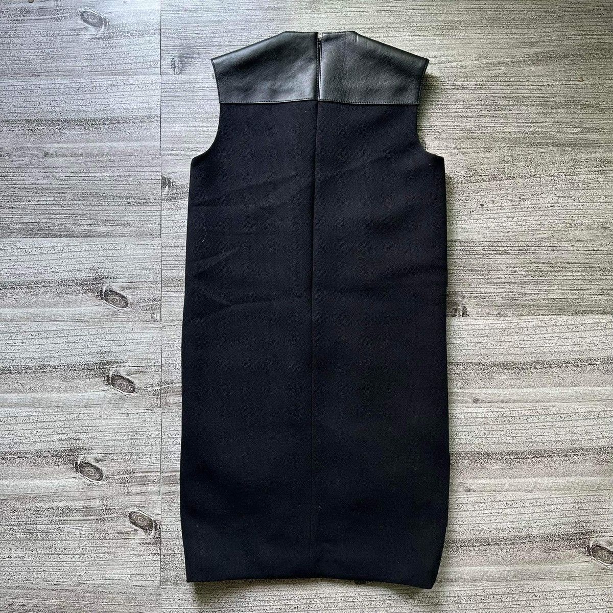 Celine NWT Celine phoebe pilo leather patch dress Size XS / US 0-2 / IT 36-38 - 2 Thumbnail