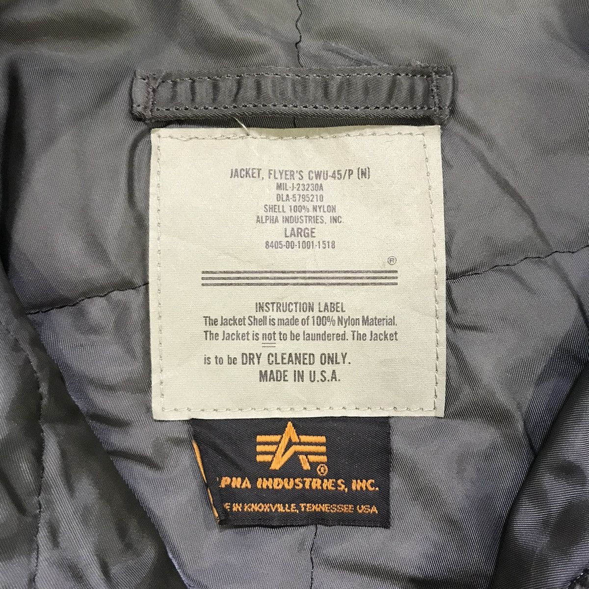 Alpha Industries Vintage Alpha Industries Jacket Flyer’s CWU-45/P Bomber Size US L / EU 52-54 / 3 - 6 Thumbnail