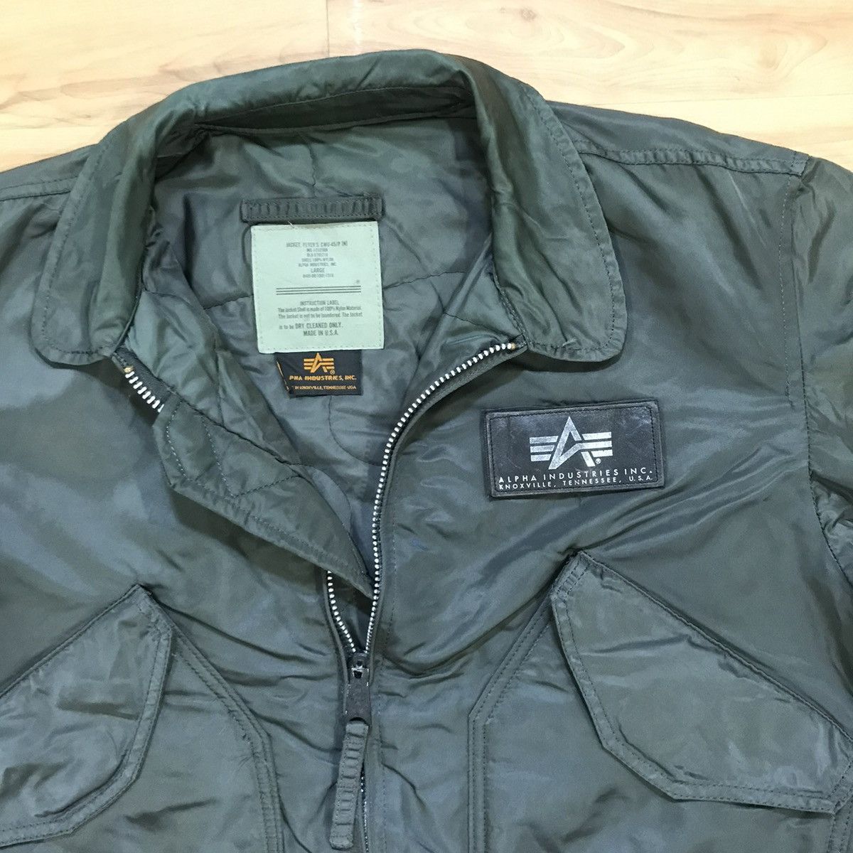 Alpha Industries Vintage Alpha Industries Jacket Flyer’s CWU-45/P Bomber Size US L / EU 52-54 / 3 - 4 Thumbnail