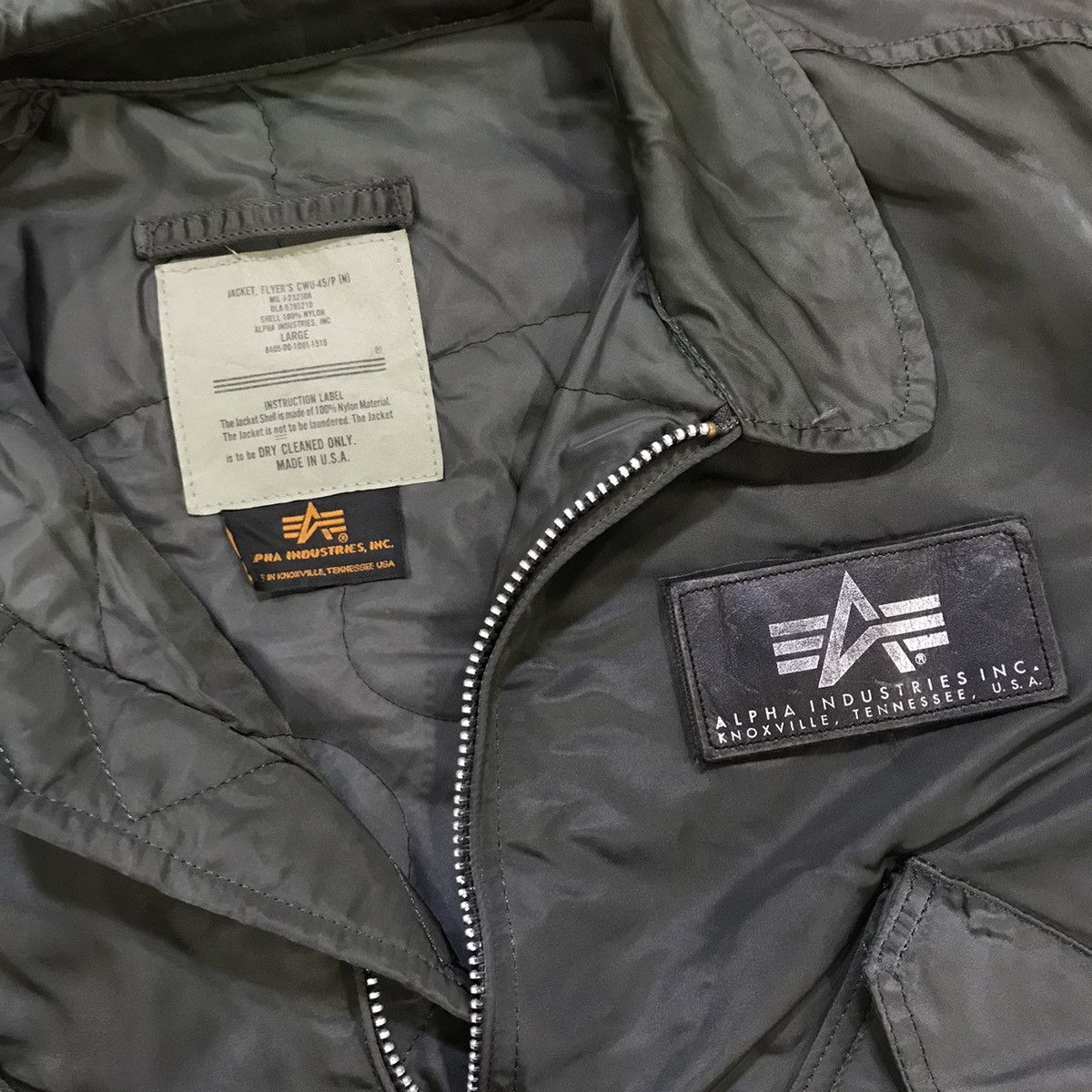 Alpha Industries Vintage Alpha Industries Jacket Flyer’s CWU-45/P Bomber Size US L / EU 52-54 / 3 - 5 Thumbnail