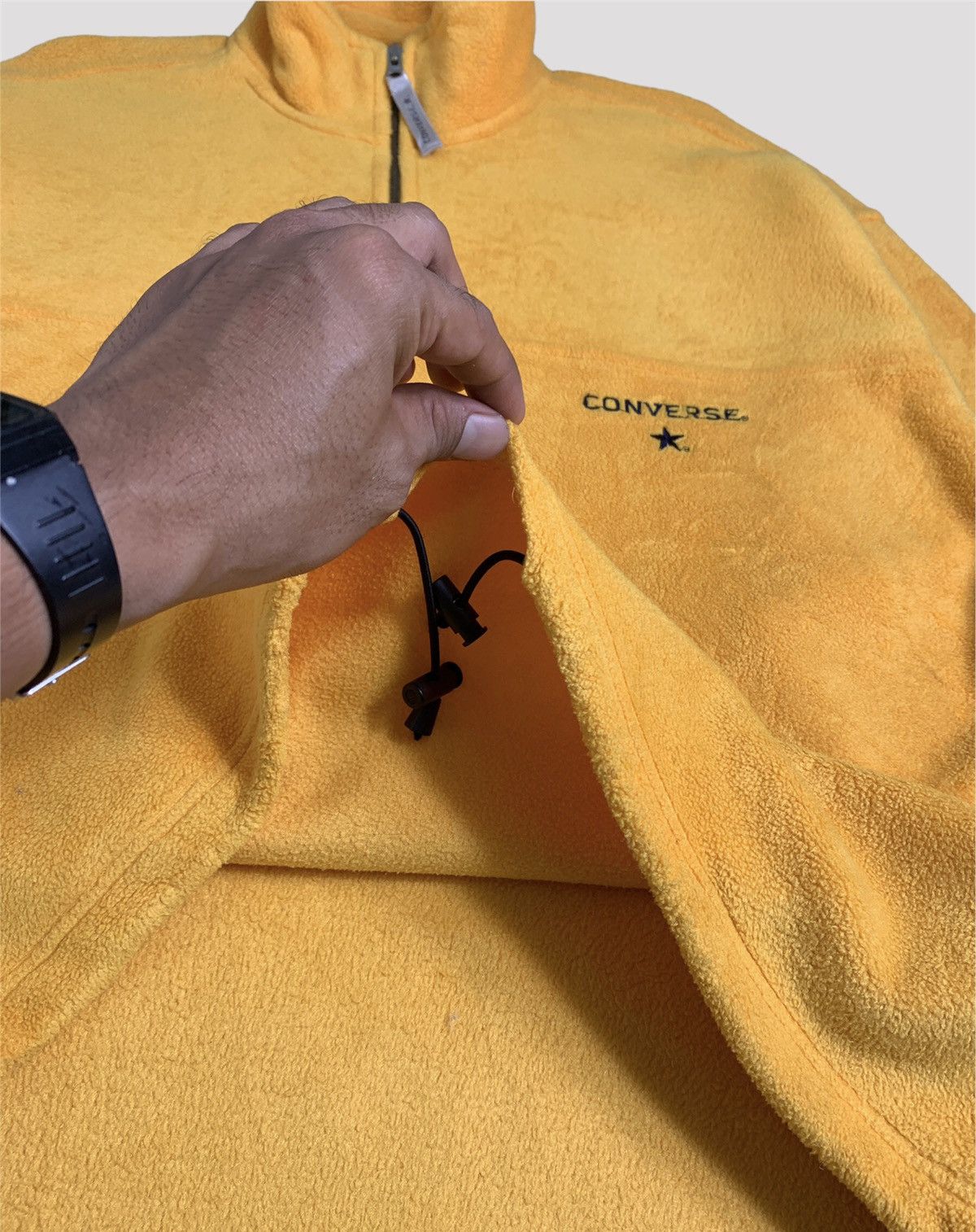 Converse × Polartec × Vintage Vintage Converse Polartec Small Logo Fleece Sweatshirt Size US XL / EU 56 / 4 - 9 Thumbnail
