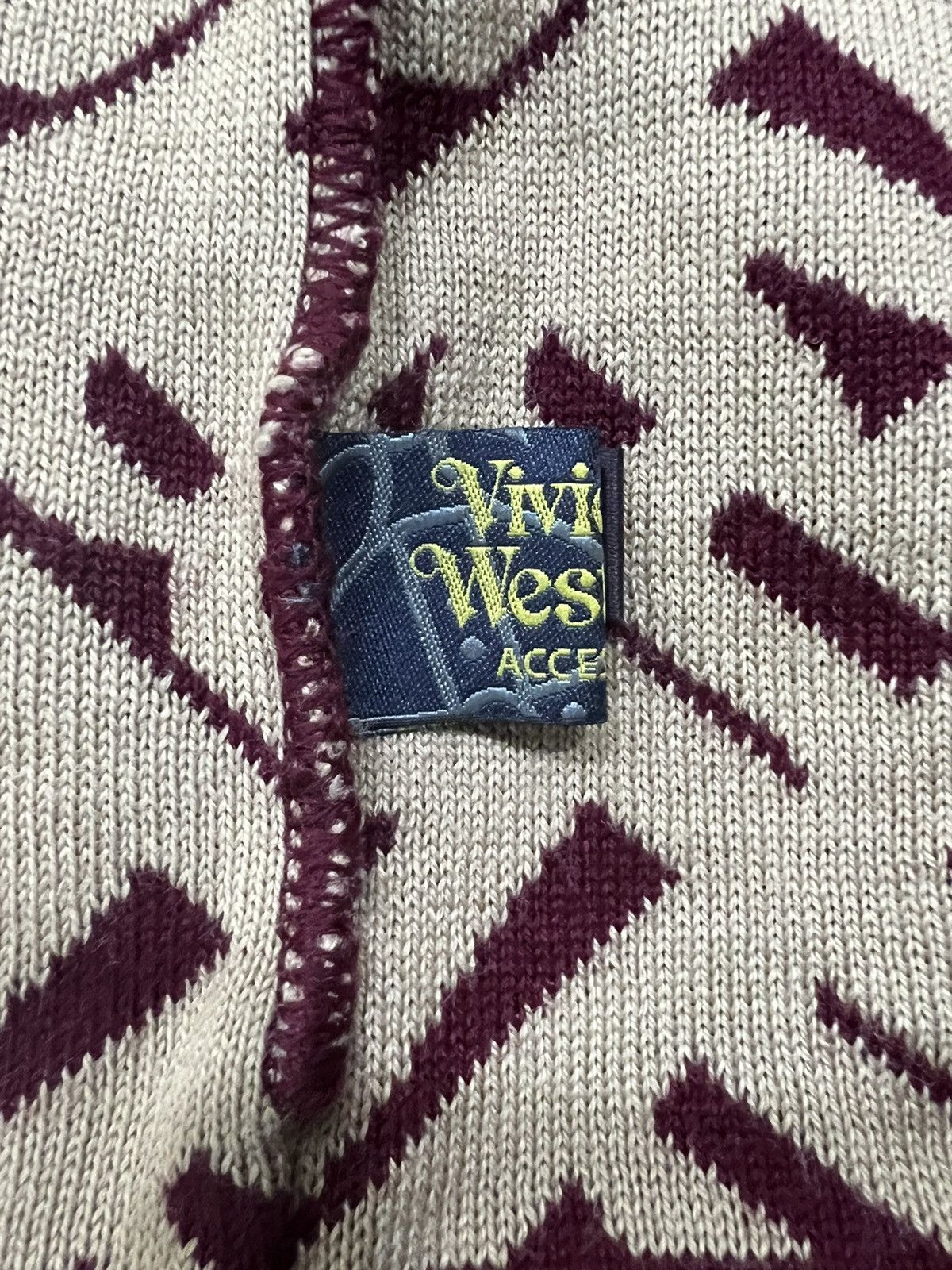 Vivienne Westwood GRAIL🔥OG Vivienne Westwood 🇮🇹 Orb Logo Overprinted Beanie Size ONE SIZE - 6 Thumbnail