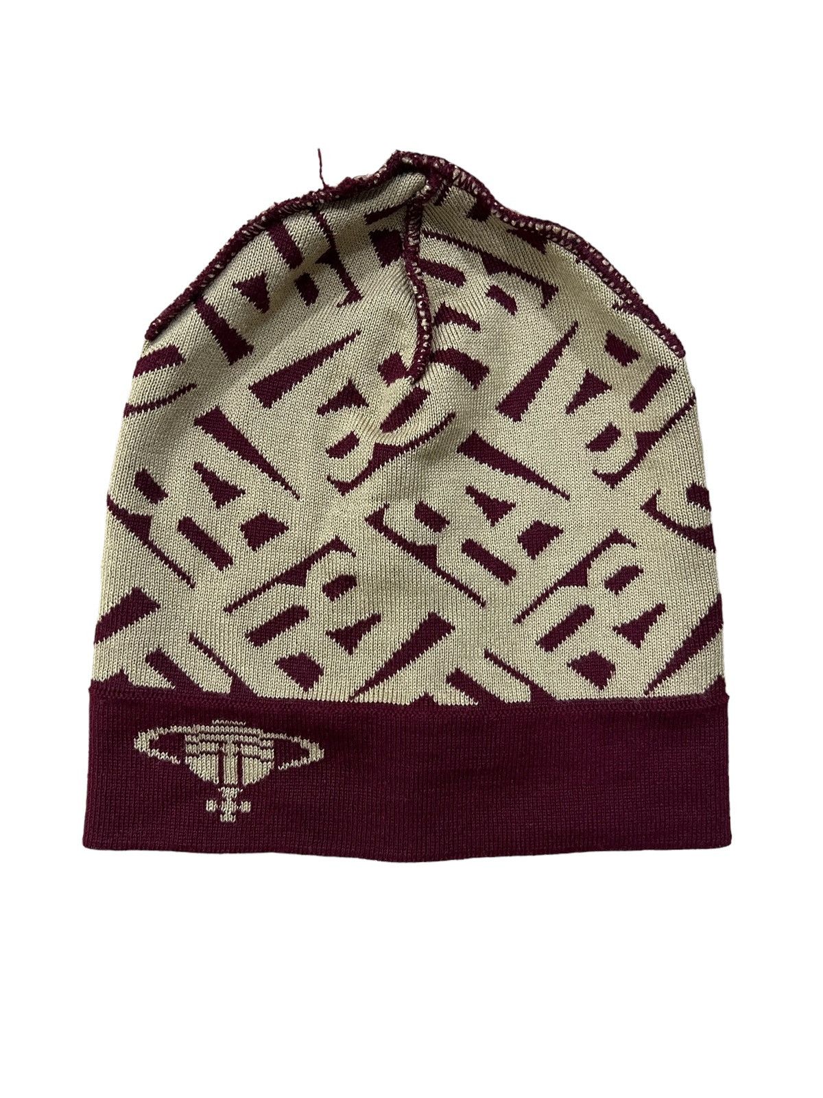 Vivienne Westwood GRAIL🔥OG Vivienne Westwood 🇮🇹 Orb Logo Overprinted Beanie Size ONE SIZE - 5 Thumbnail