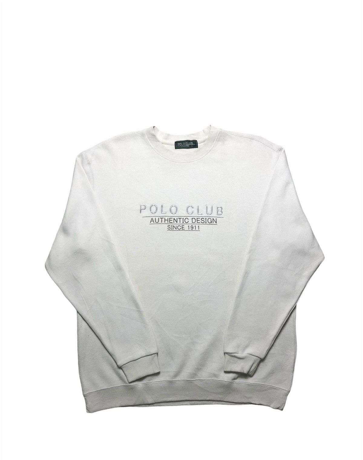 Japanese Brand × U.S. Polo Assn. Vintage Polo Club Surface Logo Crewneck Sweatshirt Size US L / EU 52-54 / 3 - 1 Thumbnail