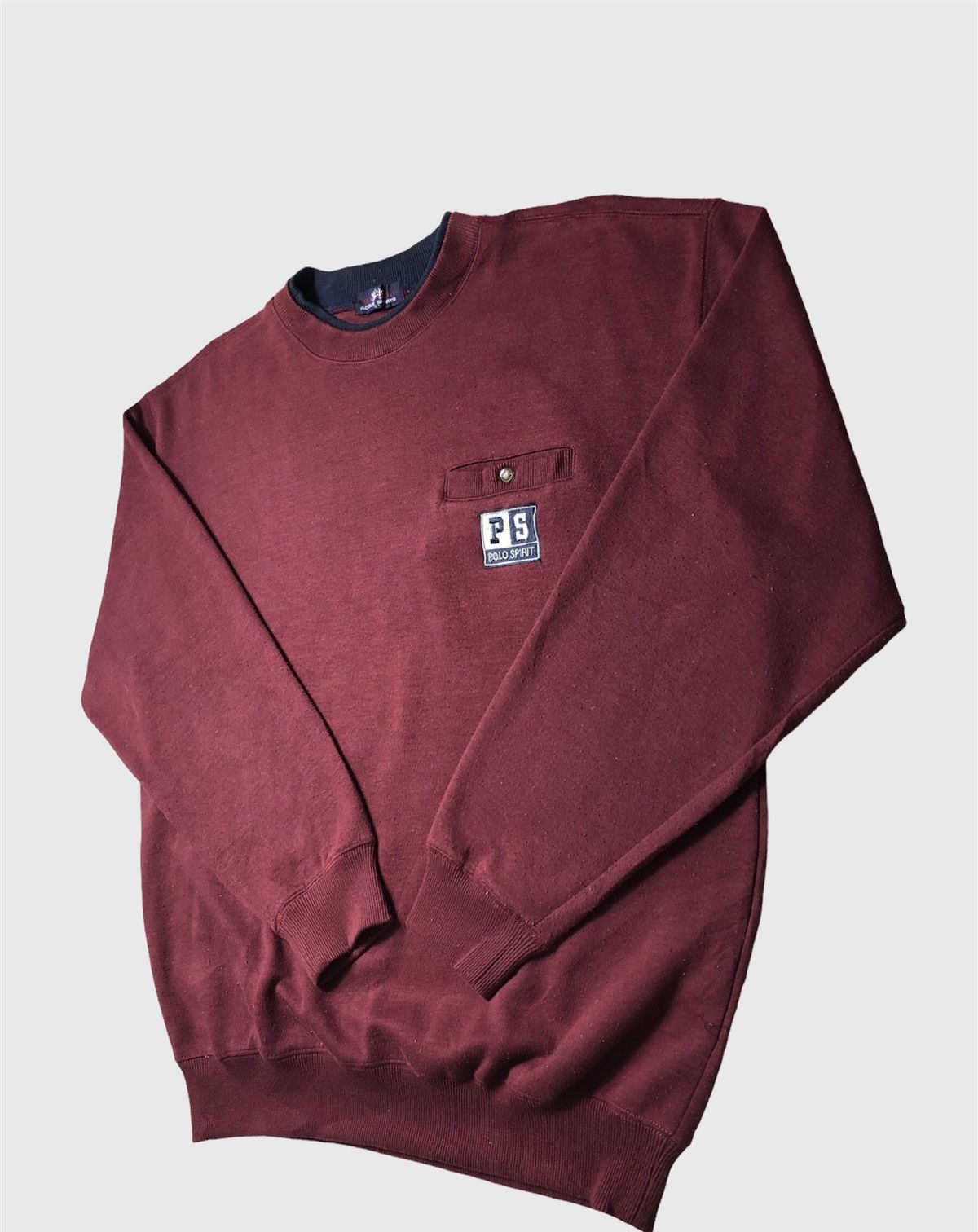 Japanese Brand Vintage Polo Spirit Pocket Sweatshirt Size US L / EU 52-54 / 3 - 3 Thumbnail