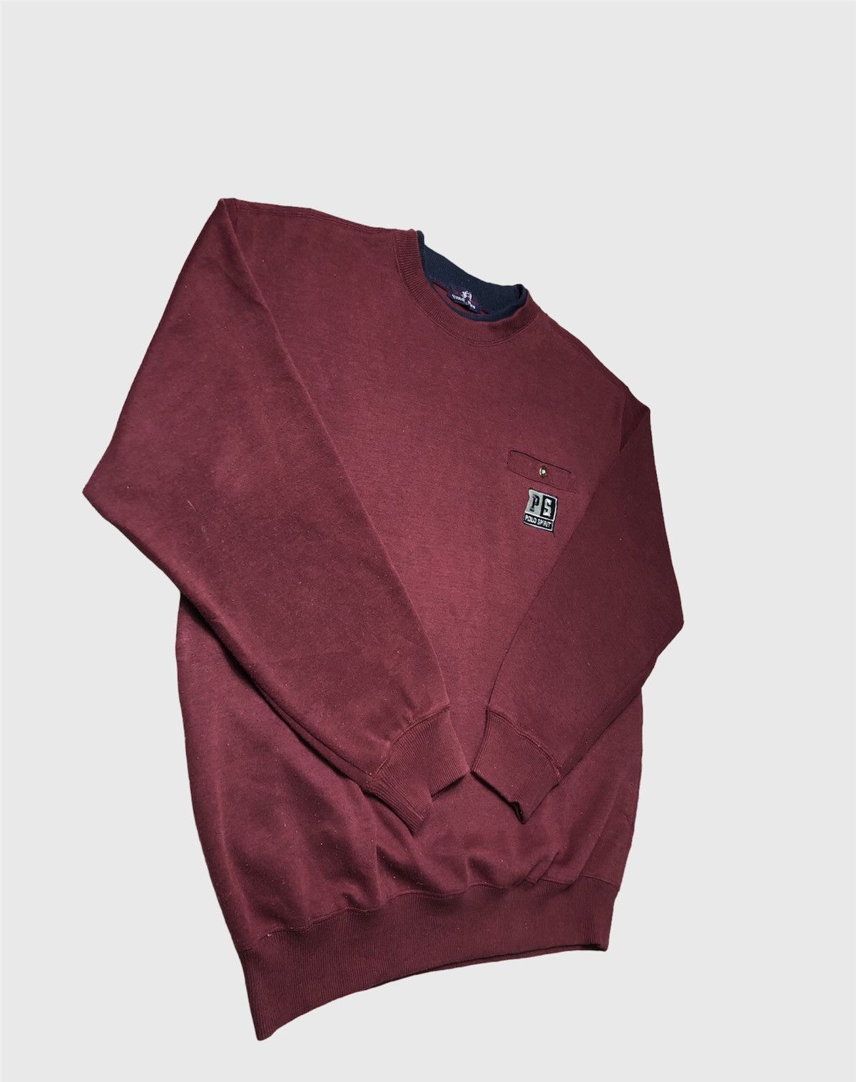 Japanese Brand Vintage Polo Spirit Pocket Sweatshirt Size US L / EU 52-54 / 3 - 2 Thumbnail