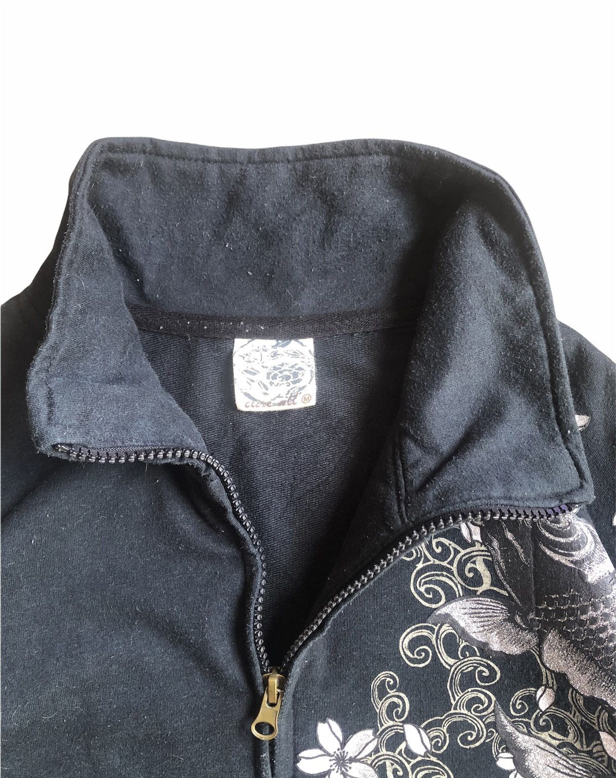 Vintage 🔥RARE🔥 Sukajan Koi Embroidery Sweater Size US M / EU 48-50 / 2 - 7 Thumbnail