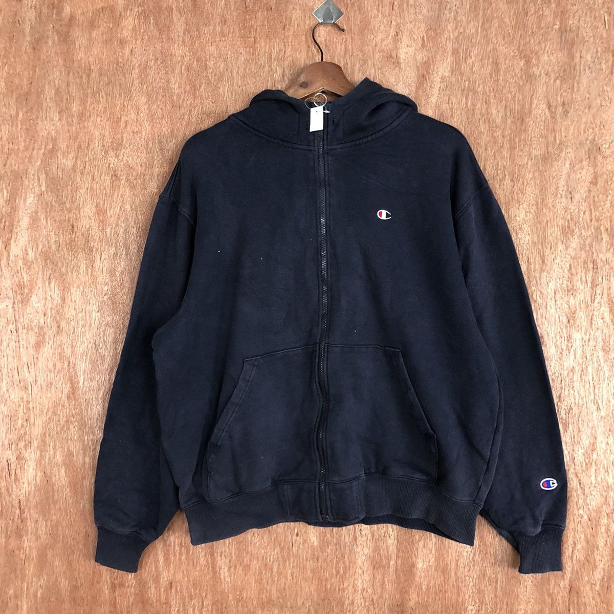 Champion DL Champion Dark Blue Sweater vintage #1674 Size US L / EU 52-54 / 3 - 1 Thumbnail
