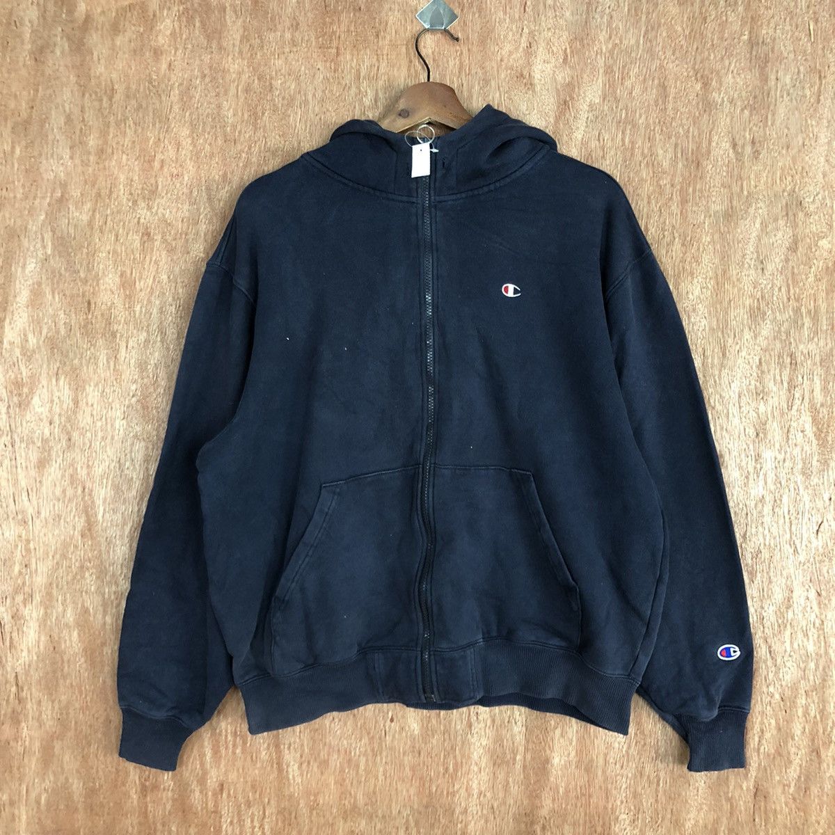 Champion DL Champion Dark Blue Sweater vintage #1674 Size US L / EU 52-54 / 3 - 3 Thumbnail