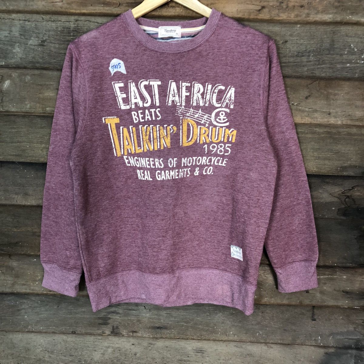 Japanese Brand Gembony East Africa Maroon Sweatshirt #5995 Size US S / EU 44-46 / 1 - 3 Thumbnail