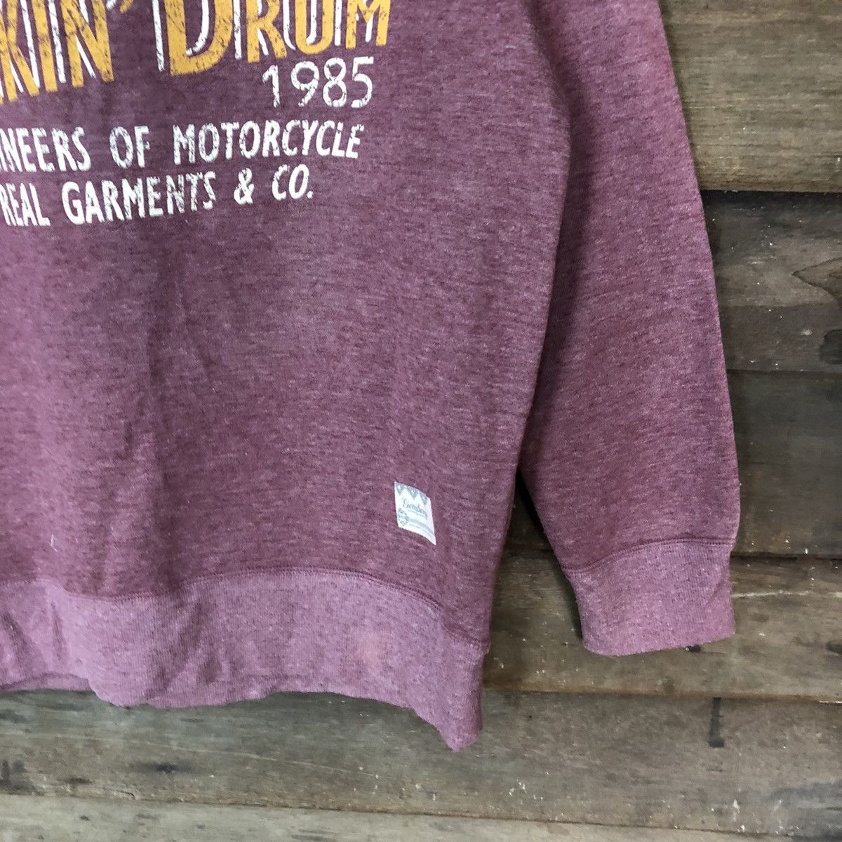 Japanese Brand Gembony East Africa Maroon Sweatshirt #5995 Size US S / EU 44-46 / 1 - 5 Thumbnail