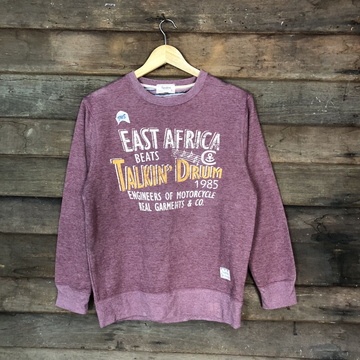 Japanese Brand Gembony East Africa Maroon Sweatshirt #5995 Size US S / EU 44-46 / 1 - 1 Thumbnail