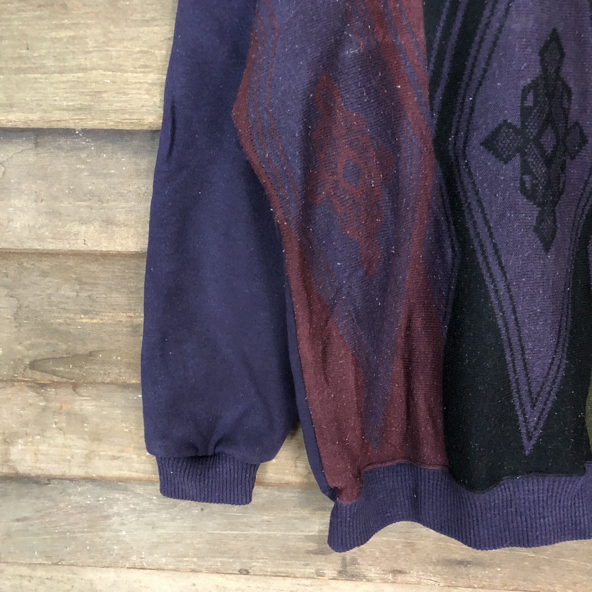 Japanese Brand Rudolph Valentino Purple Sweatshirt knitwear vintage#5051 Size US M / EU 48-50 / 2 - 4 Thumbnail