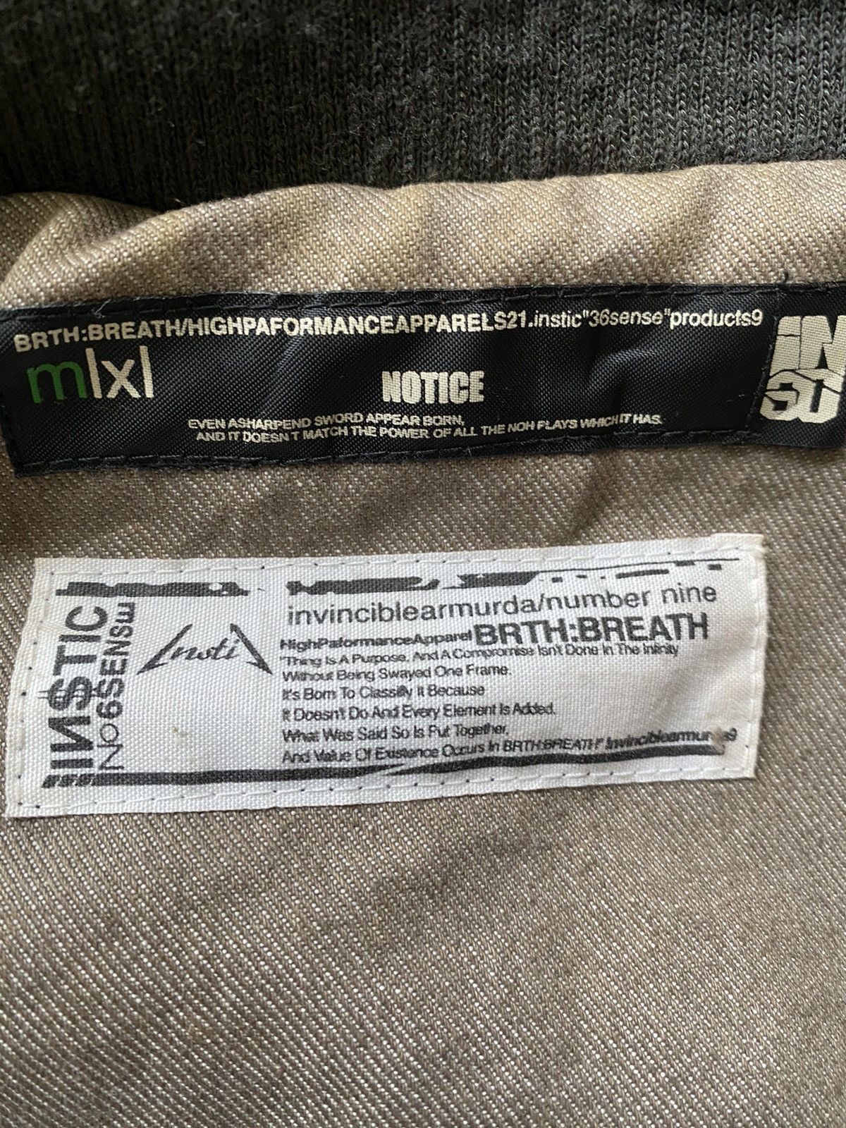 Japanese Brand × Number (N)ine × Tornado Mart Number Nine BRTH : BREATH Bomber Jacket nice designer Size US L / EU 52-54 / 3 - 11 Thumbnail