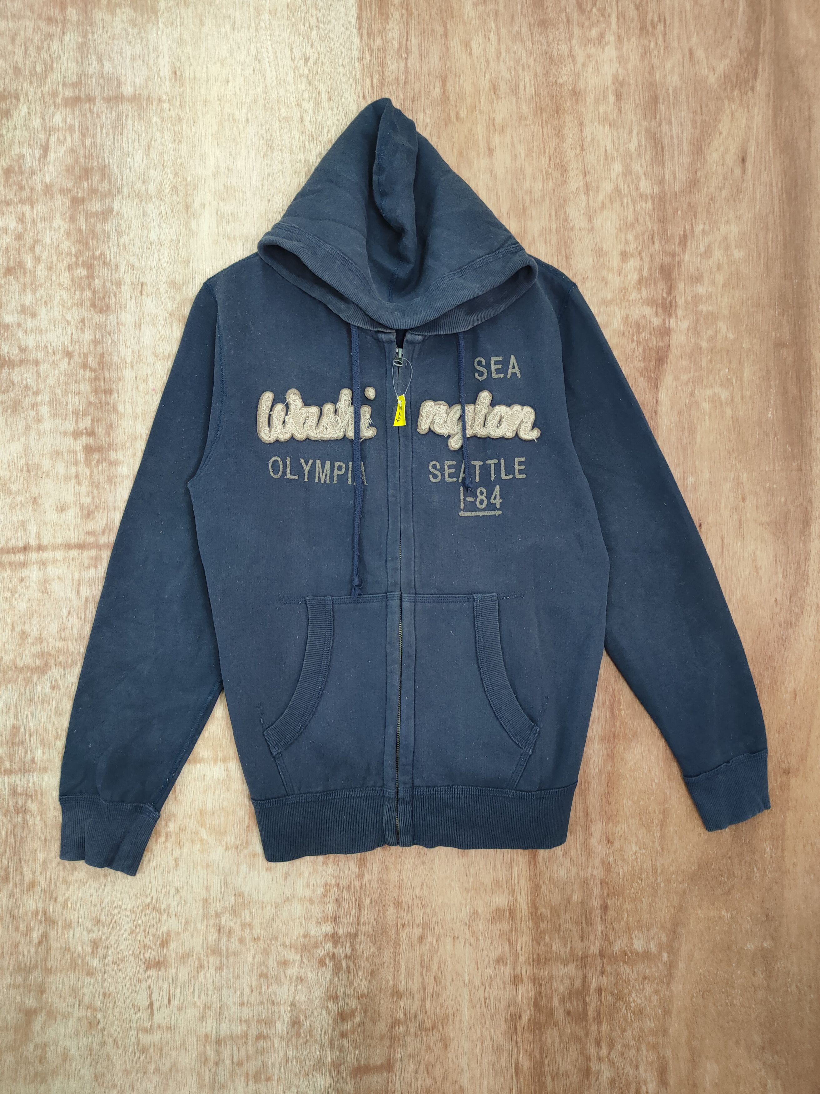 Japanese Brand × Vintage DL Back Number Olympia Seattle sweater hoodie #824 Size US L / EU 52-54 / 3 - 1 Thumbnail