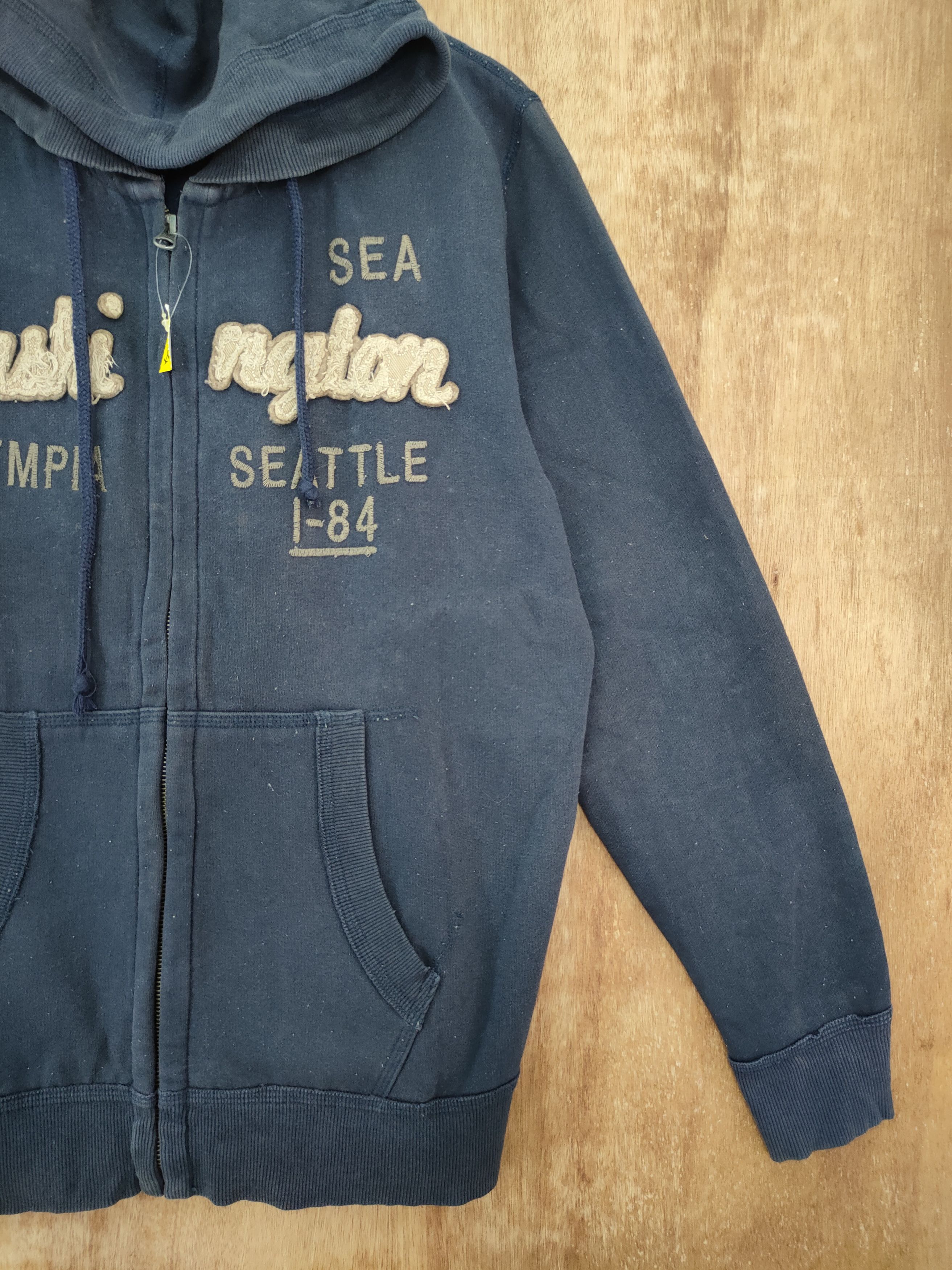 Japanese Brand × Vintage DL Back Number Olympia Seattle sweater hoodie #824 Size US L / EU 52-54 / 3 - 3 Thumbnail