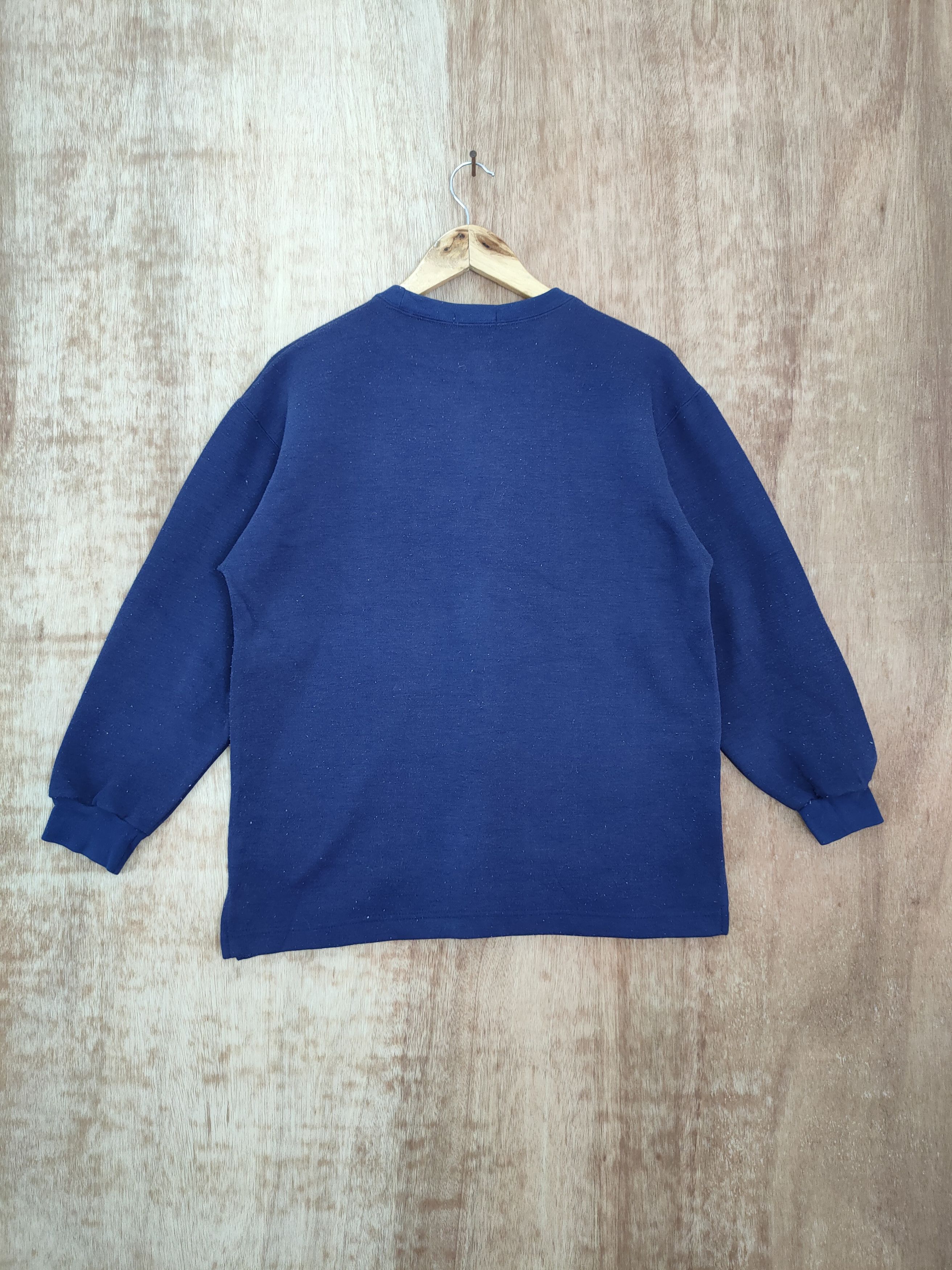 Japanese Brand DL art japan blue sweatshirt vintage #820 Size US M / EU 48-50 / 2 - 6 Thumbnail