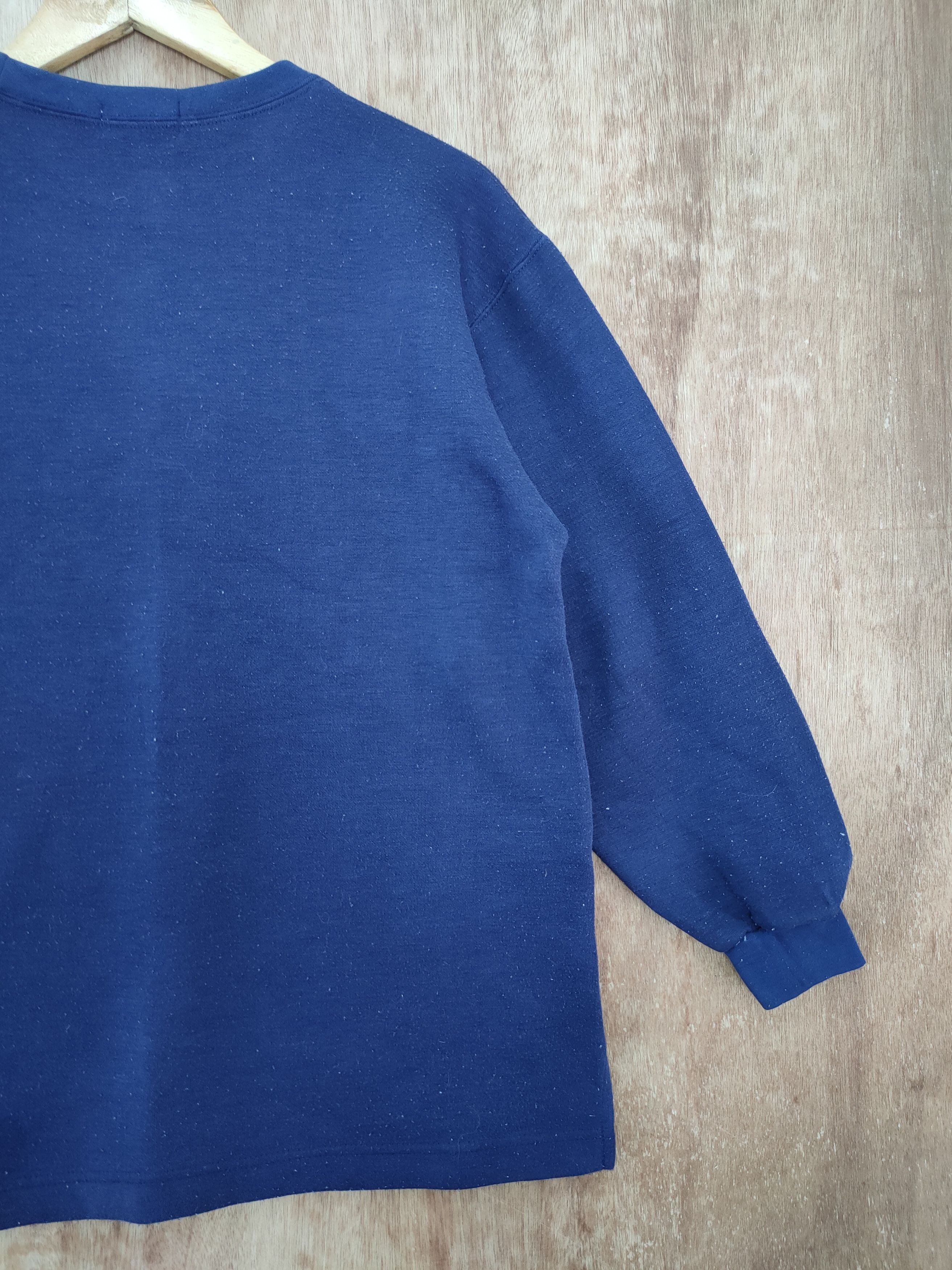 Japanese Brand DL art japan blue sweatshirt vintage #820 Size US M / EU 48-50 / 2 - 8 Thumbnail