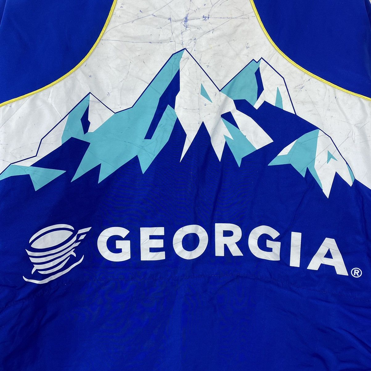 Vintage Vintage GEORGIA Coffee Brand Print Outdoor Hiking Jacket Size US XL / EU 56 / 4 - 2 Thumbnail