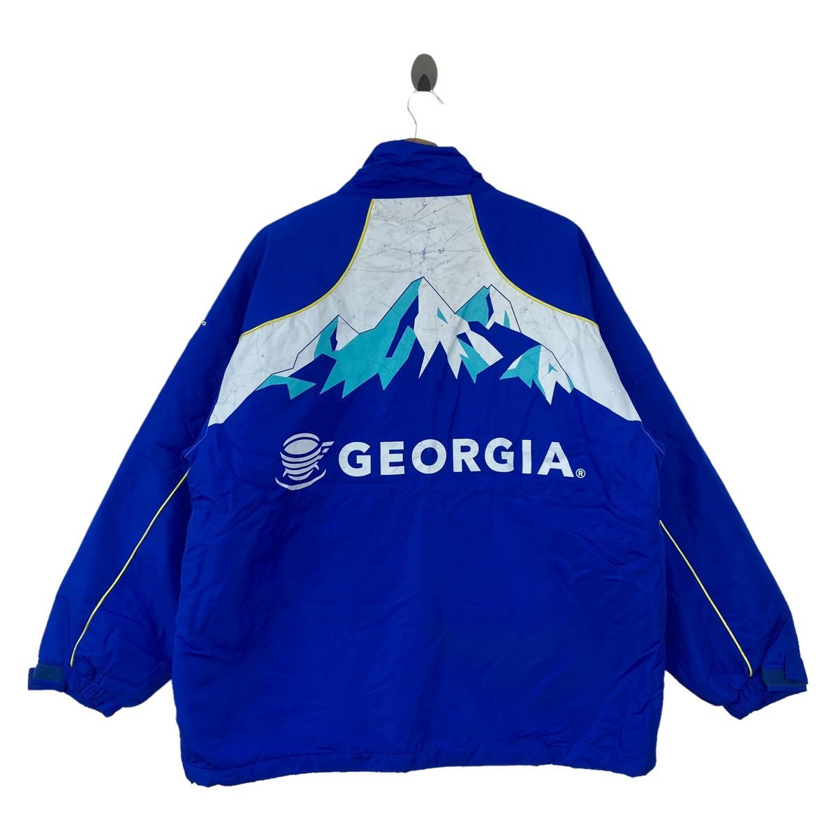 Vintage Vintage GEORGIA Coffee Brand Print Outdoor Hiking Jacket Size US XL / EU 56 / 4 - 1 Thumbnail
