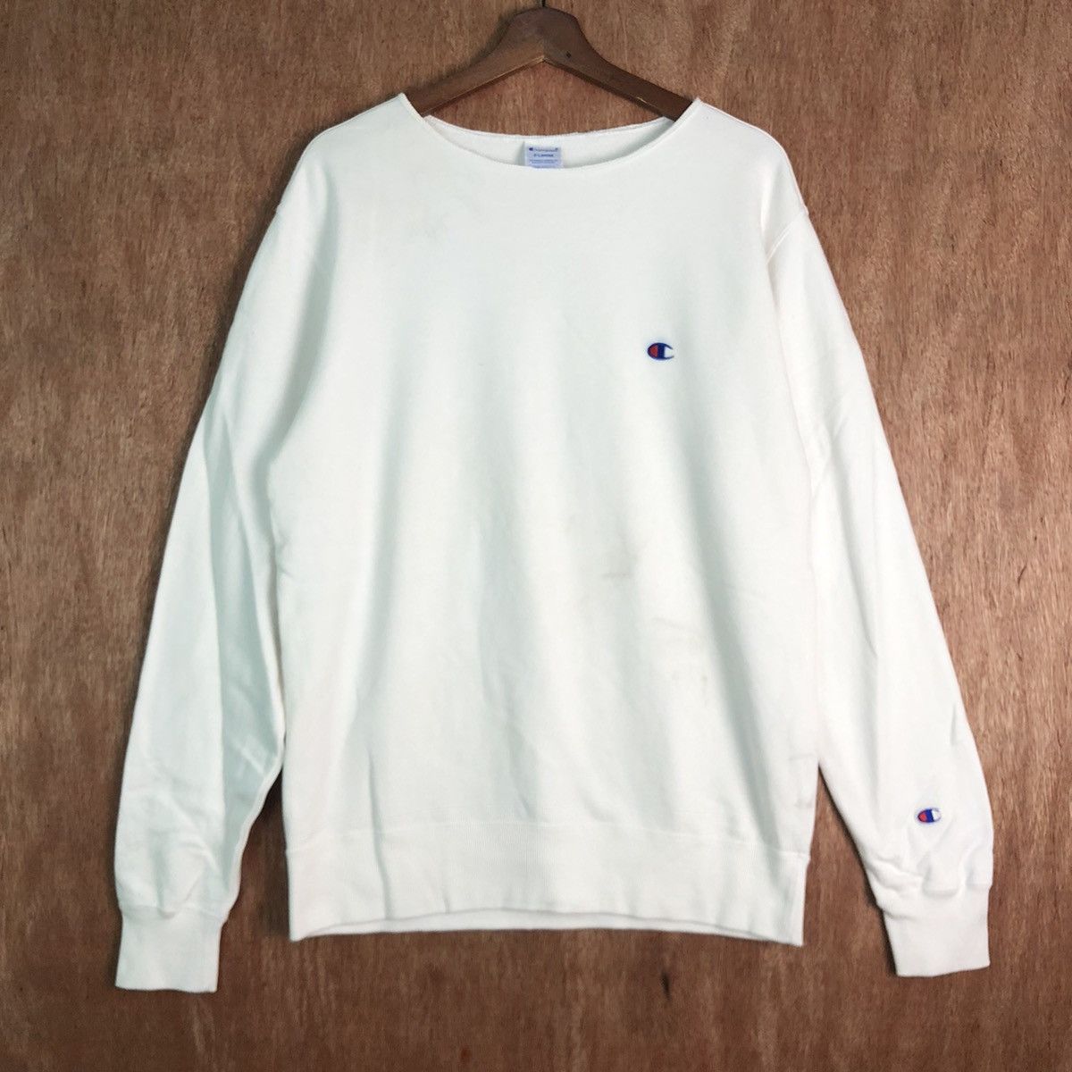 DLL Champion Vintage White Sweatshirt #c170