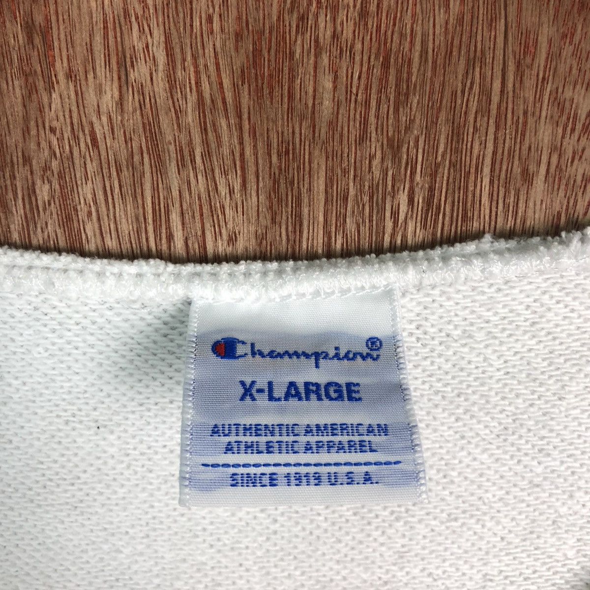 Champion DLL Champion Vintage White Sweatshirt #c170 Size US L / EU 52-54 / 3 - 9 Thumbnail