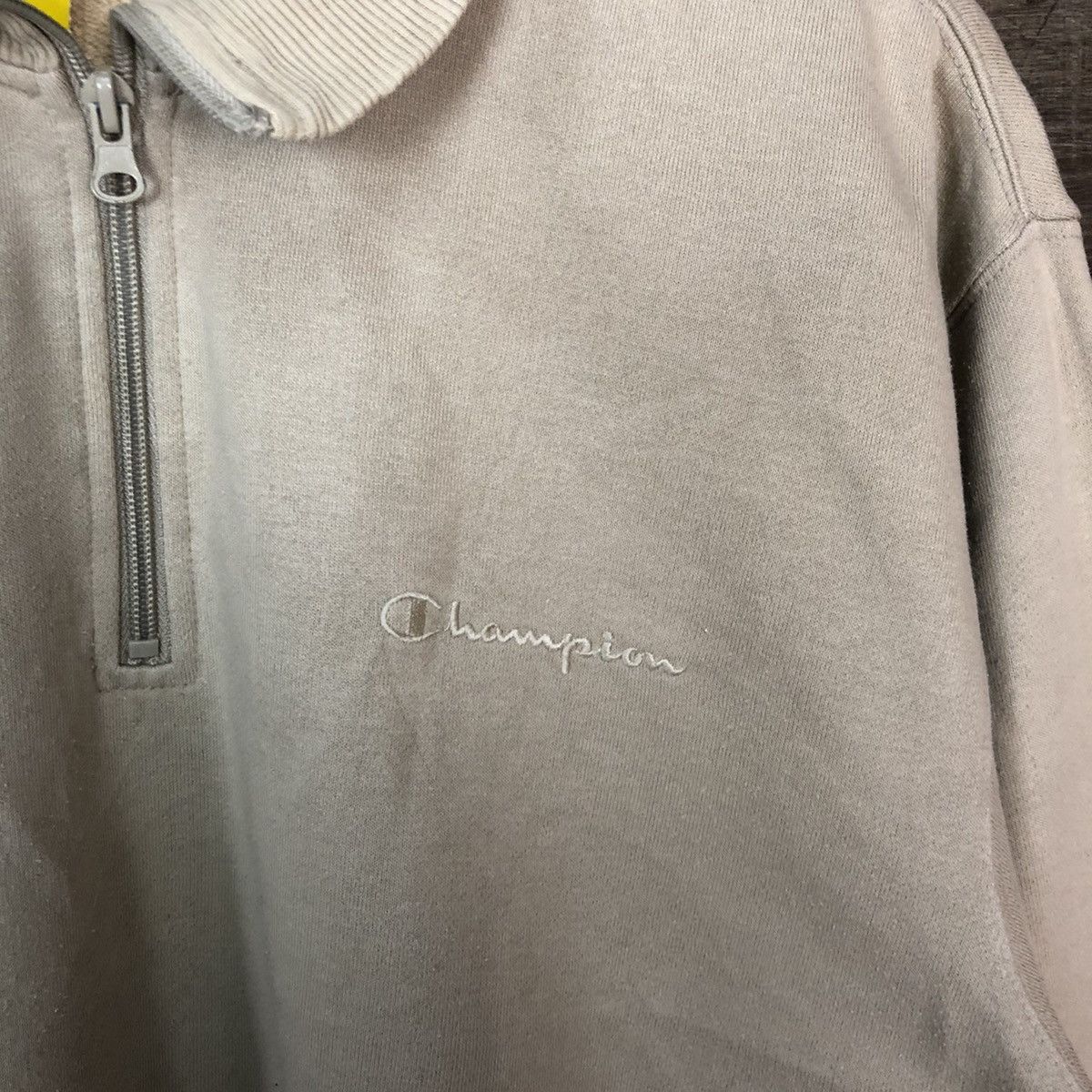 Champion × Vintage Champion Brown Light vintage Sweatshirt #3897 Size US M / EU 48-50 / 2 - 6 Thumbnail