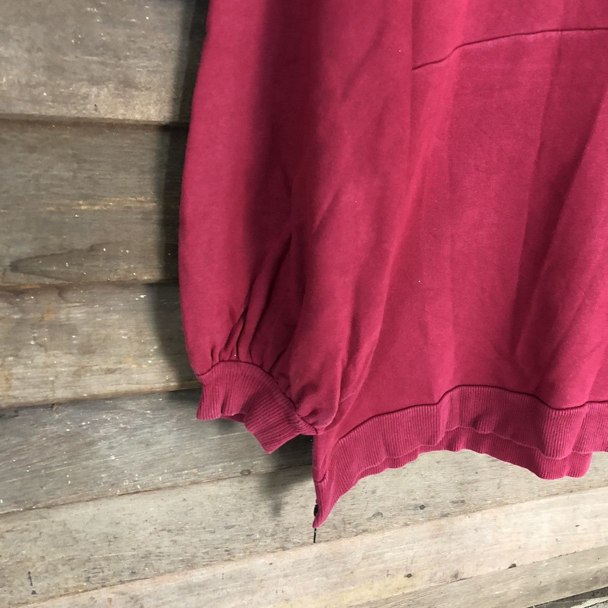 Fila Fila vintage Maroon Hoodie sweatshirt #3895 Size US L / EU 52-54 / 3 - 6 Thumbnail
