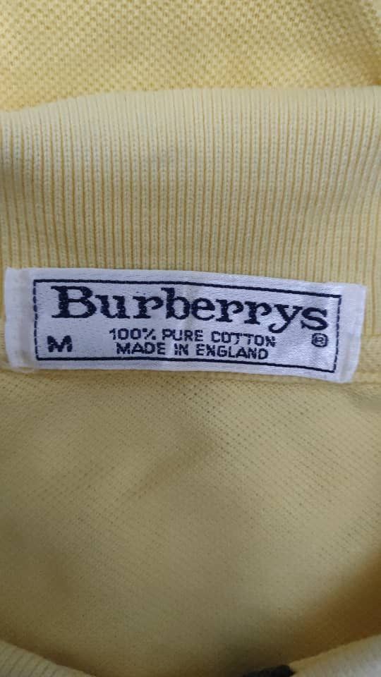 Burberry Vintage Burberry Logo Polo T Size US M / EU 48-50 / 2 - 5 Thumbnail