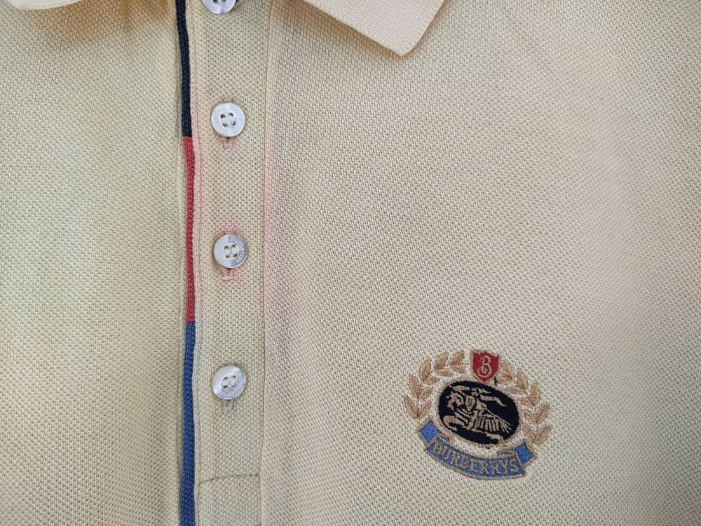 Burberry Vintage Burberry Logo Polo T Size US M / EU 48-50 / 2 - 4 Thumbnail