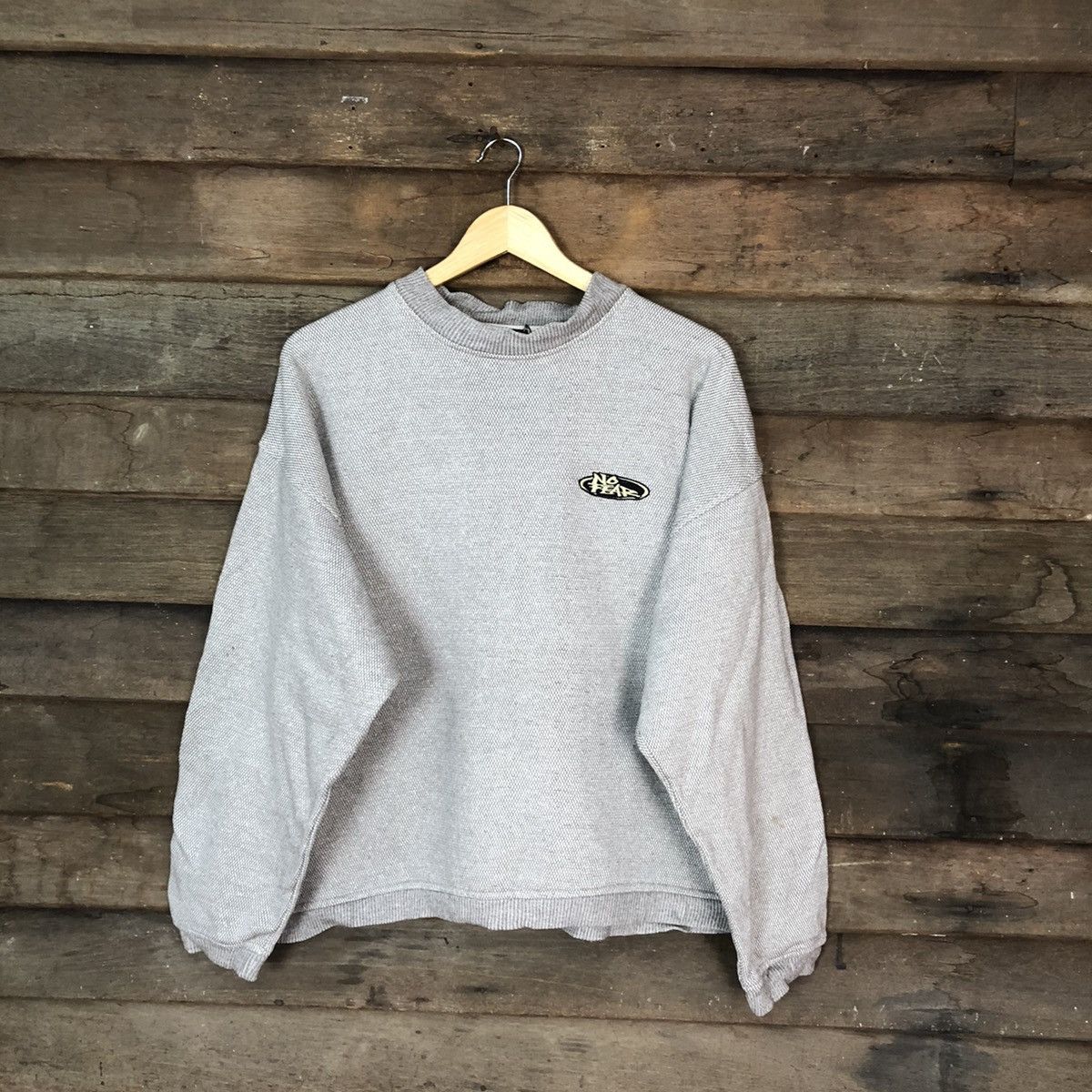 No Fear DL No Fear vintage distressed Grey Sweatshirt #4748 Size US M / EU 48-50 / 2 - 1 Thumbnail