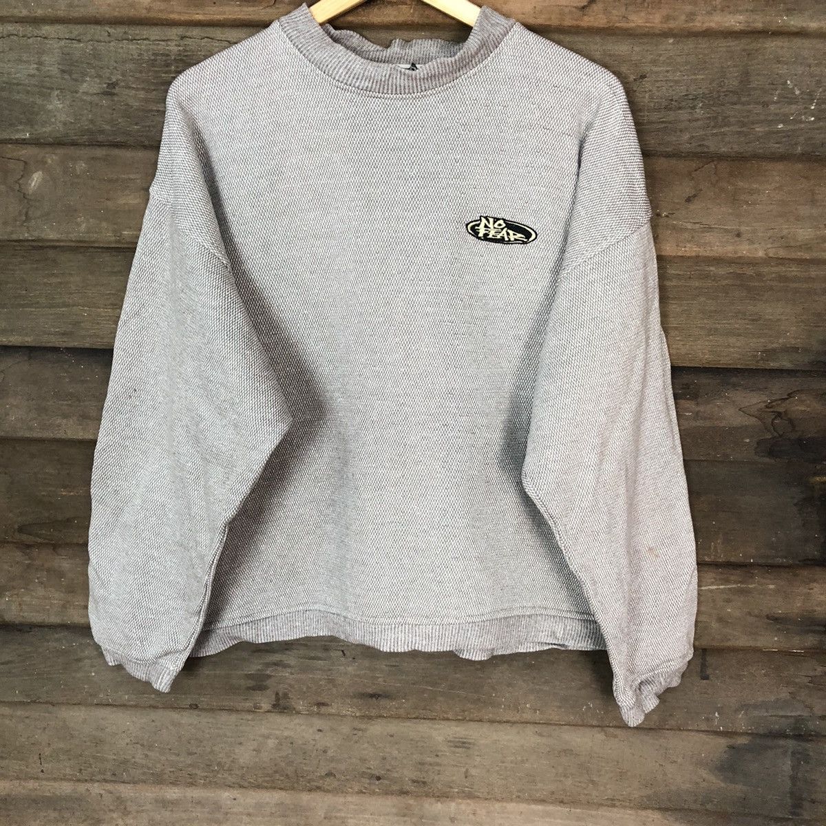 No Fear DL No Fear vintage distressed Grey Sweatshirt #4748 Size US M / EU 48-50 / 2 - 3 Thumbnail