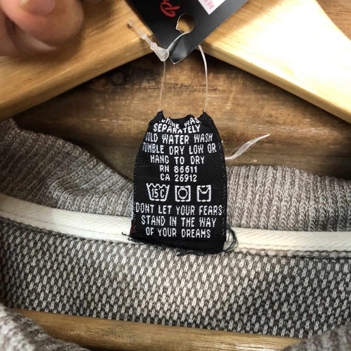 No Fear DL No Fear vintage distressed Grey Sweatshirt #4748 Size US M / EU 48-50 / 2 - 8 Thumbnail