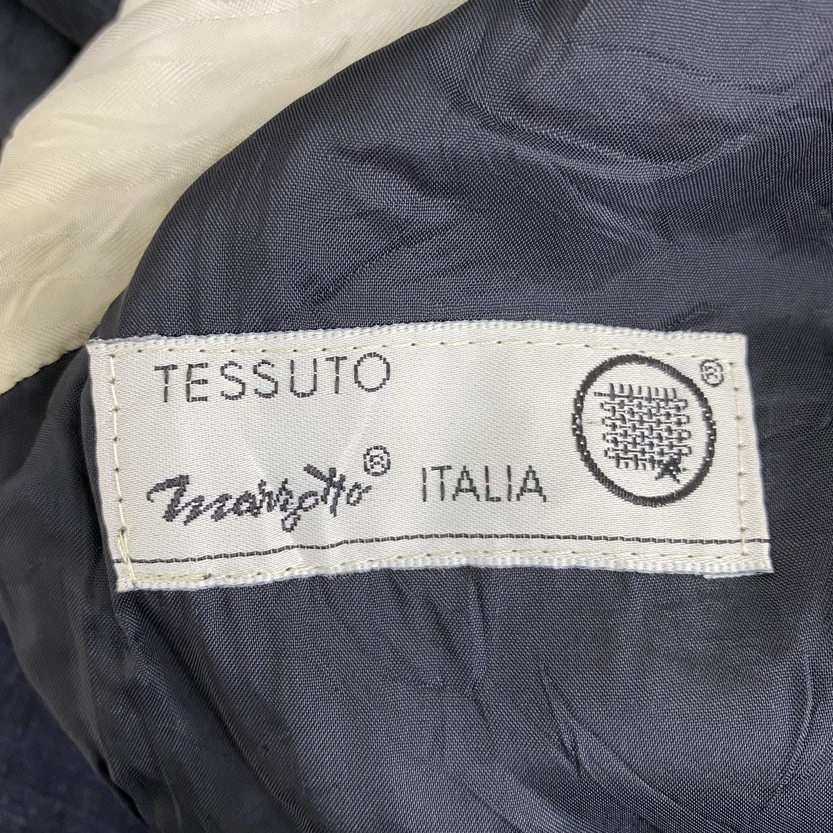 Vintage MAC RENZI Italian Brand Blue Blazer Coat Size US M / EU 48-50 / 2 - 8 Thumbnail