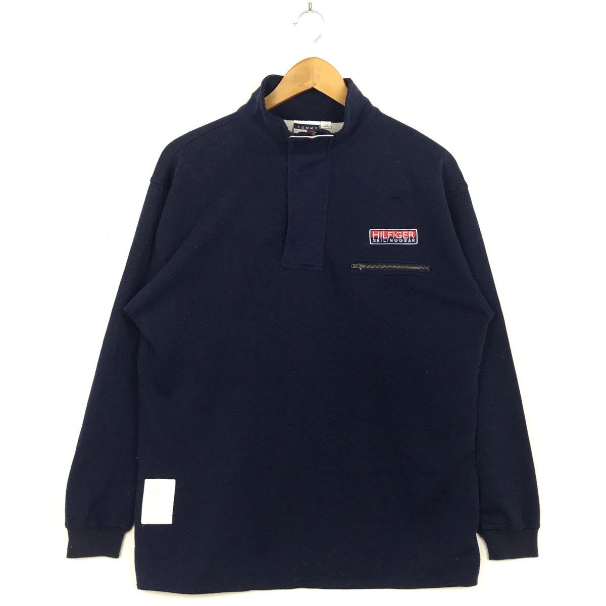 Other Vintage Tommy Hilfiger Sailing Gear Sweatshirt Streetwear Size US L / EU 52-54 / 3 - 1 Thumbnail