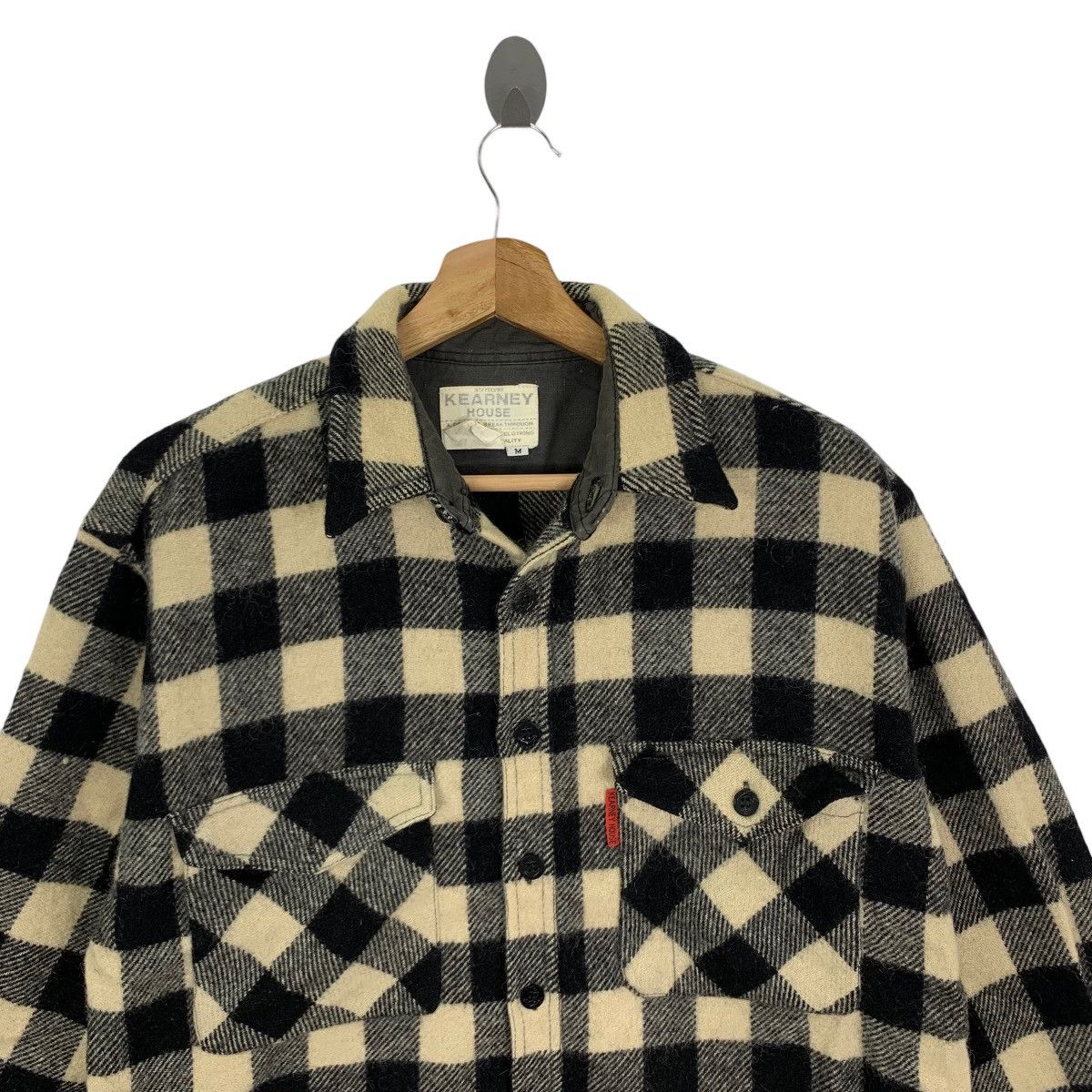 Designer × Vintage Vintage Kearney House Tartan Wool Button Shirt Size US M / EU 48-50 / 2 - 2 Thumbnail