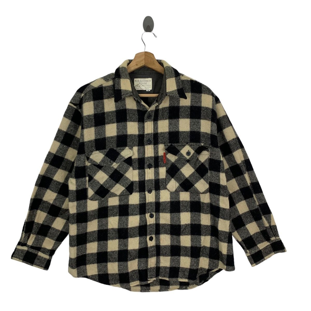 Designer × Vintage Vintage Kearney House Tartan Wool Button Shirt Size US M / EU 48-50 / 2 - 1 Thumbnail