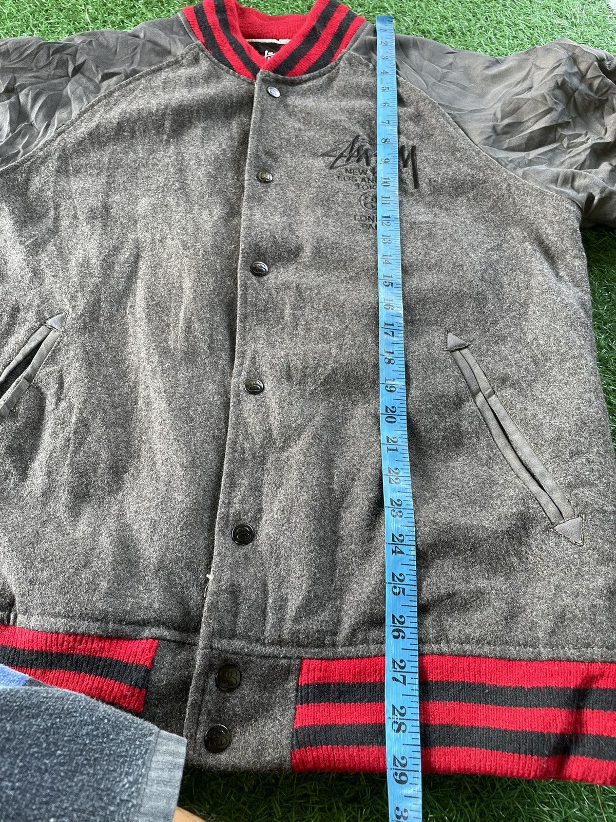 Stussy Vintage Stussy Tribe Varsity Jacket Wool Embroidery Logo Size US L / EU 52-54 / 3 - 19 Thumbnail