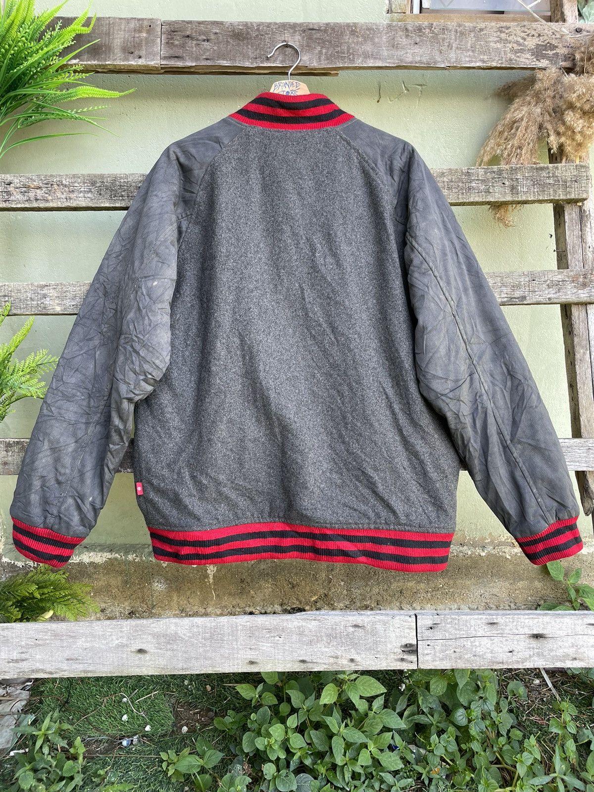 Stussy Vintage Stussy Tribe Varsity Jacket Wool Embroidery Logo Size US L / EU 52-54 / 3 - 4 Thumbnail