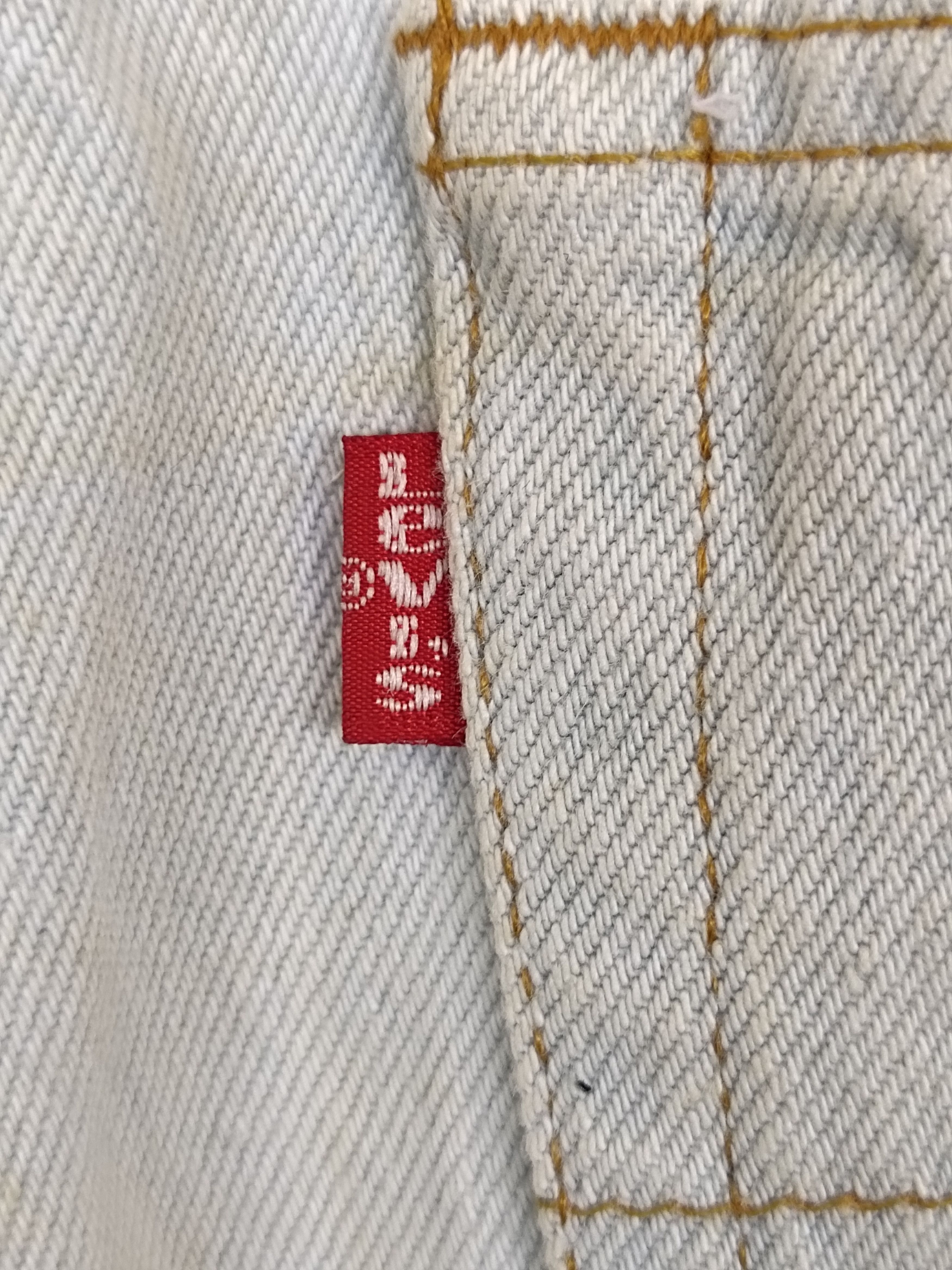 Levi's Vintage 90s Levi's 501xx Made In Usa Light Wash Denim Jeans Size US 30 / EU 46 - 11 Thumbnail