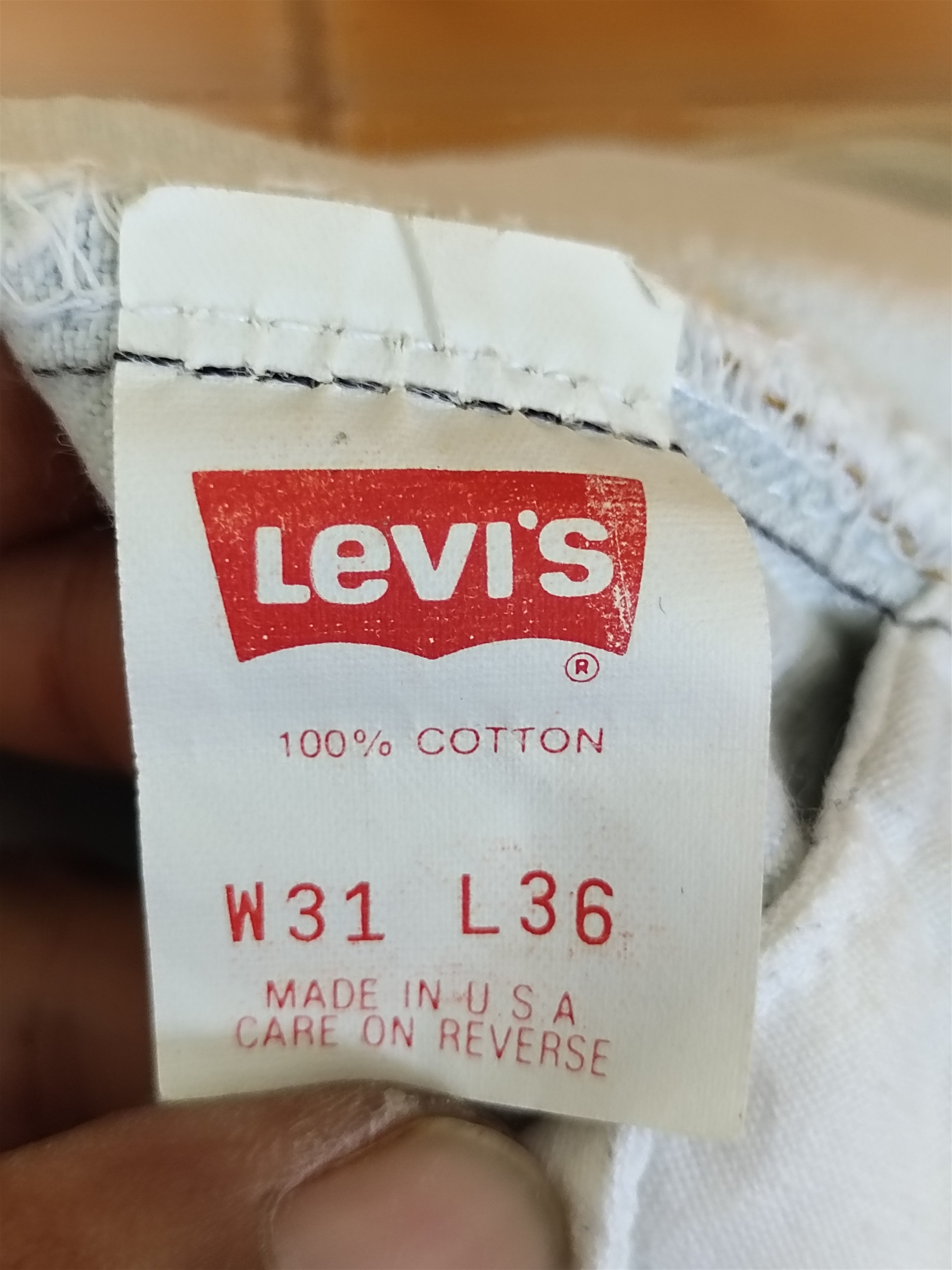 Levi's Vintage 90s Levi's 501xx Made In Usa Light Wash Denim Jeans Size US 30 / EU 46 - 16 Thumbnail