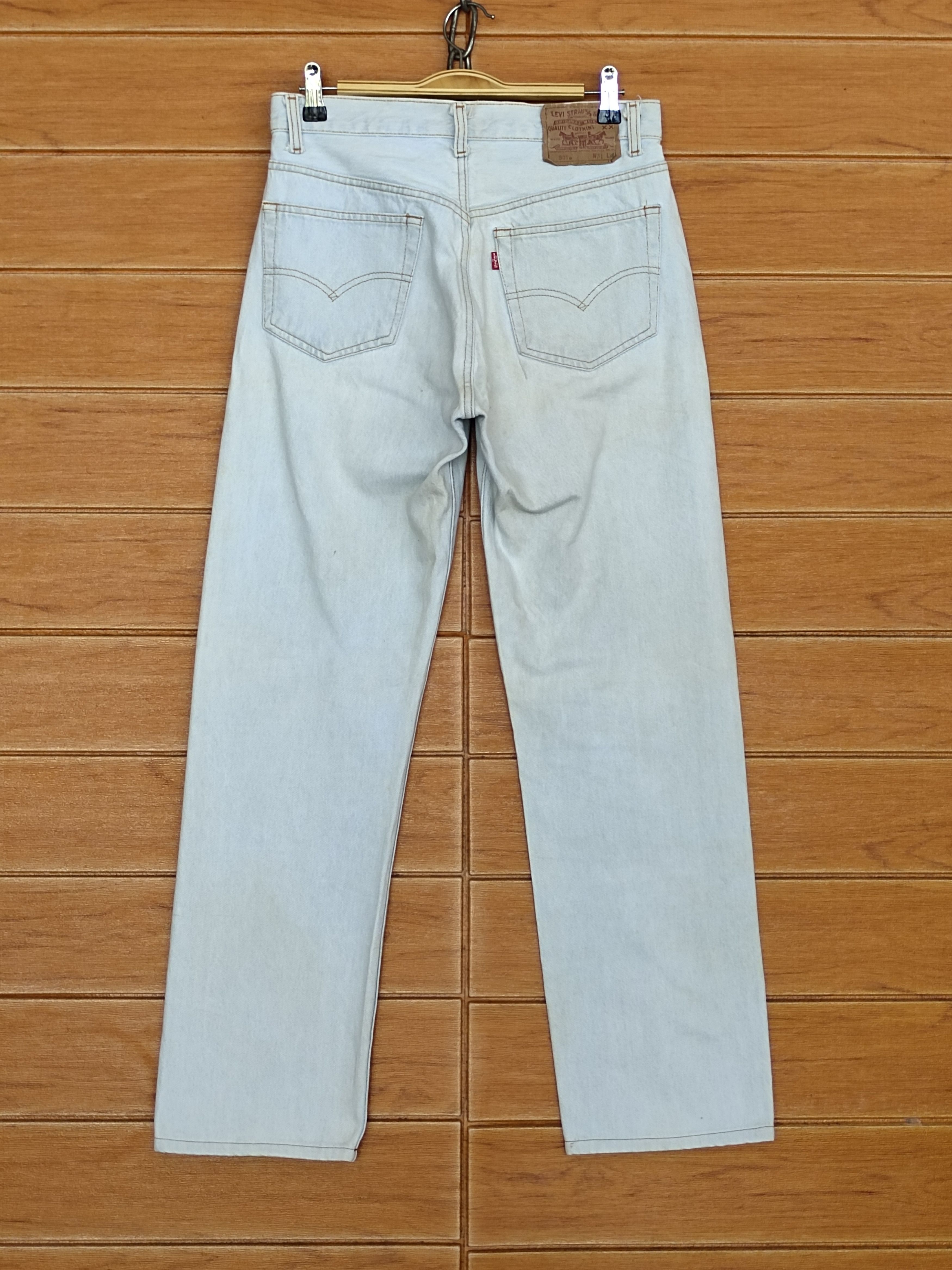 Levi's Vintage 90s Levi's 501xx Made In Usa Light Wash Denim Jeans Size US 30 / EU 46 - 7 Thumbnail