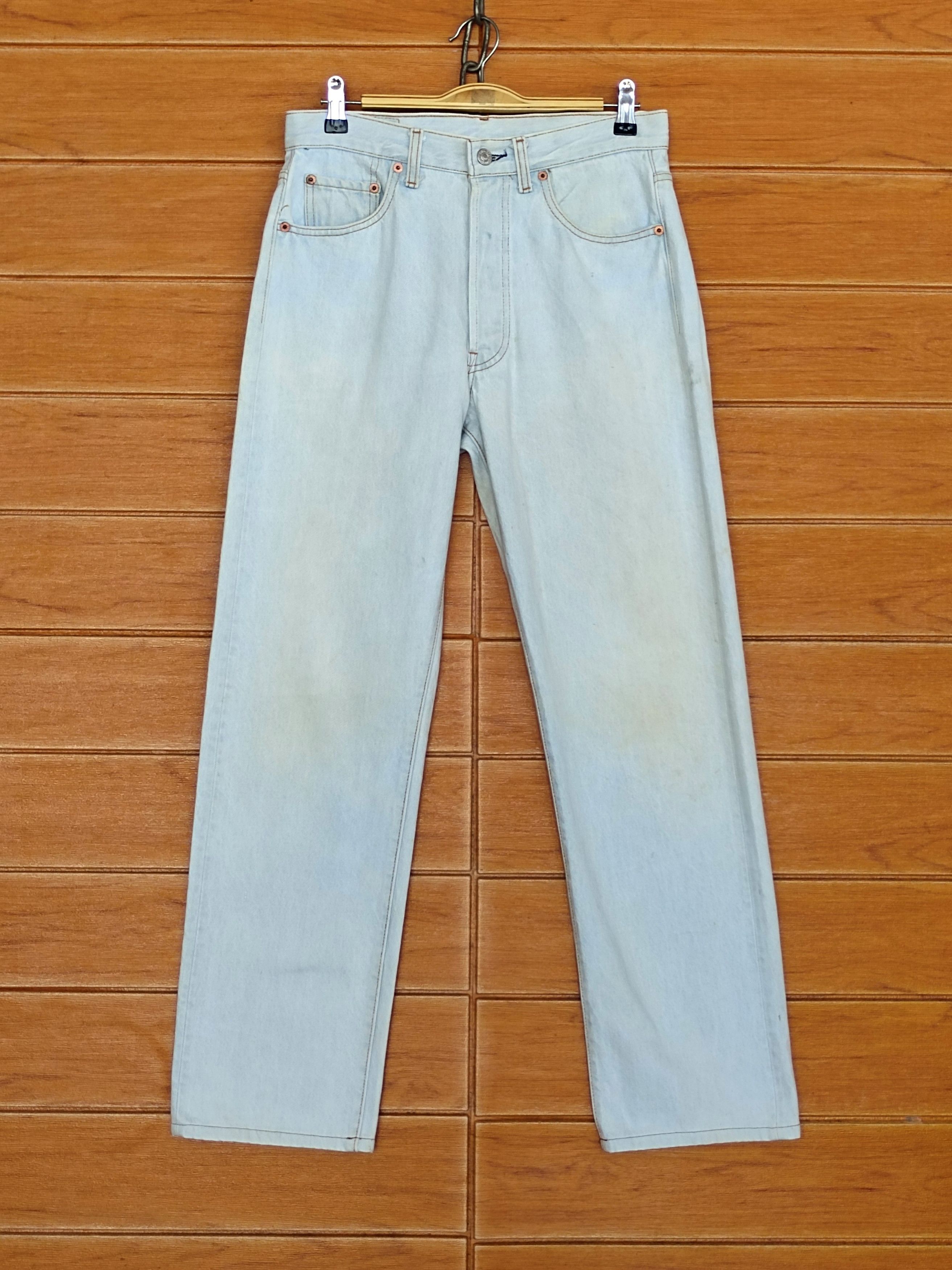 Levi's Vintage 90s Levi's 501xx Made In Usa Light Wash Denim Jeans Size US 30 / EU 46 - 1 Thumbnail