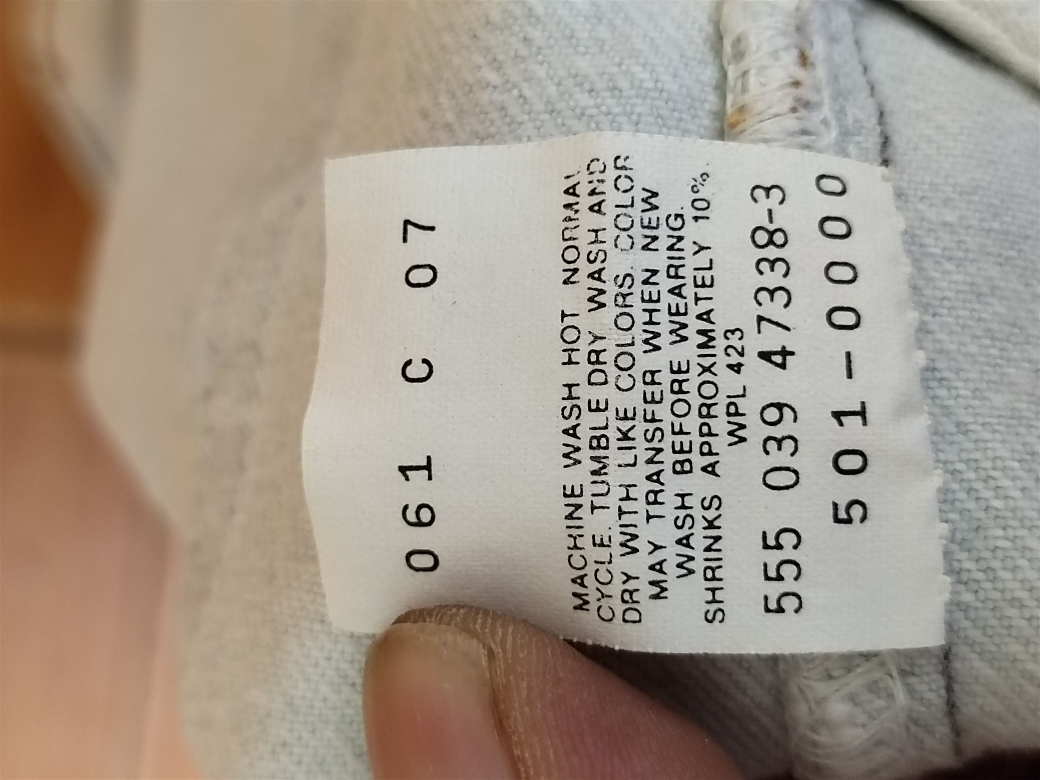 Levi's Vintage 90s Levi's 501xx Made In Usa Light Wash Denim Jeans Size US 30 / EU 46 - 17 Thumbnail