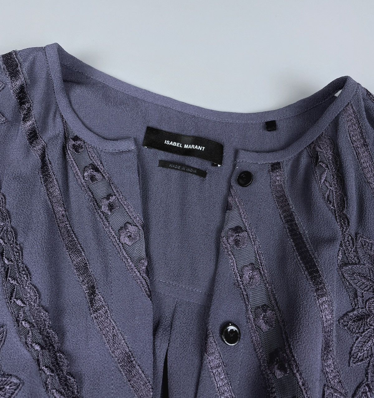 Isabel Marant ISABEL MARANT Peasant Londrina Embroidered Blouse Size 40 Size S / US 4 / IT 40 - 8 Thumbnail